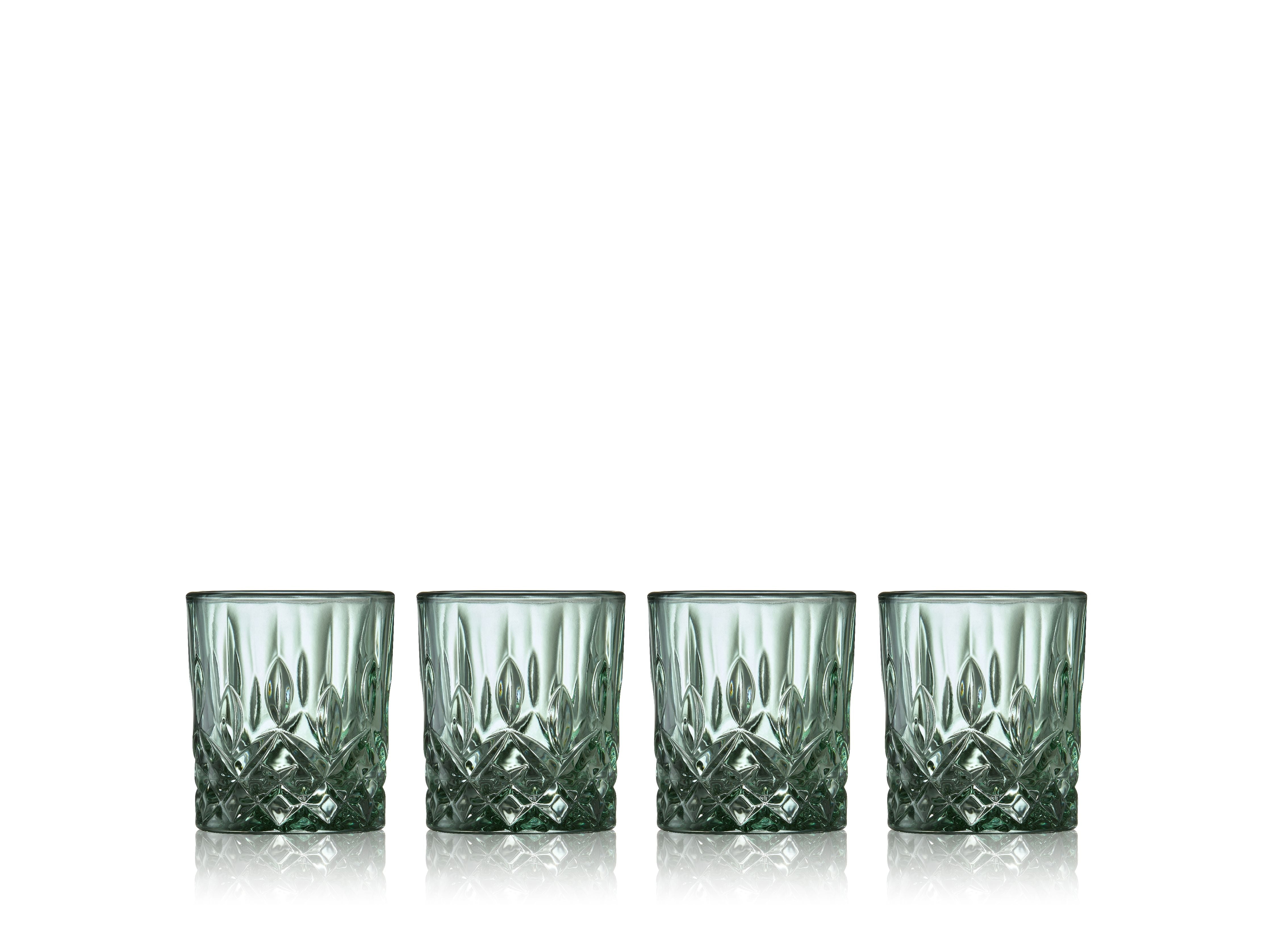 Lyngby Glas Sorrento Shot Glass 4 Cl 4 kpl., Vihreä