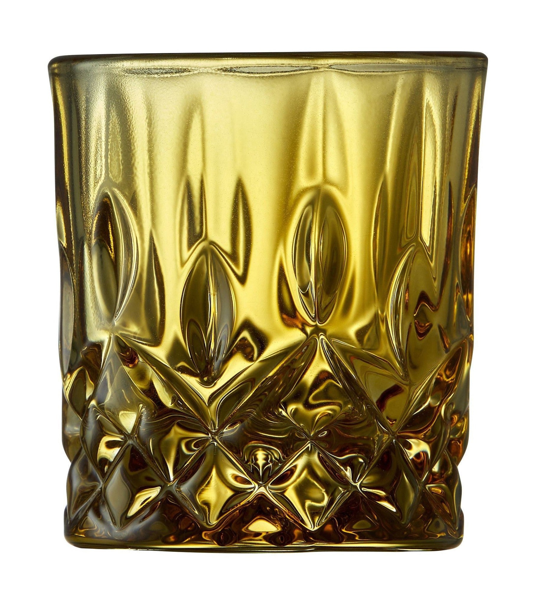 Lyngby Glas Sorrento Show Glass 4 Cl 4 PCS., Amber