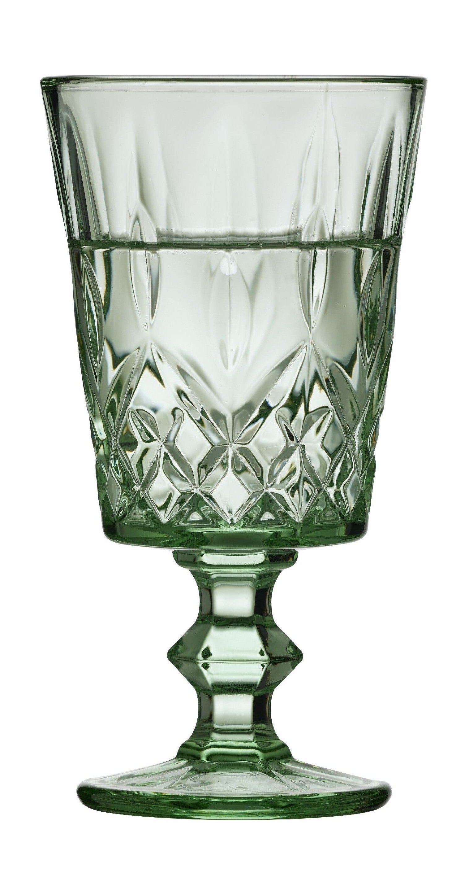 Lyngby Glas Sorrent -Weinglas 29 Cl 4 Stcs., Grün