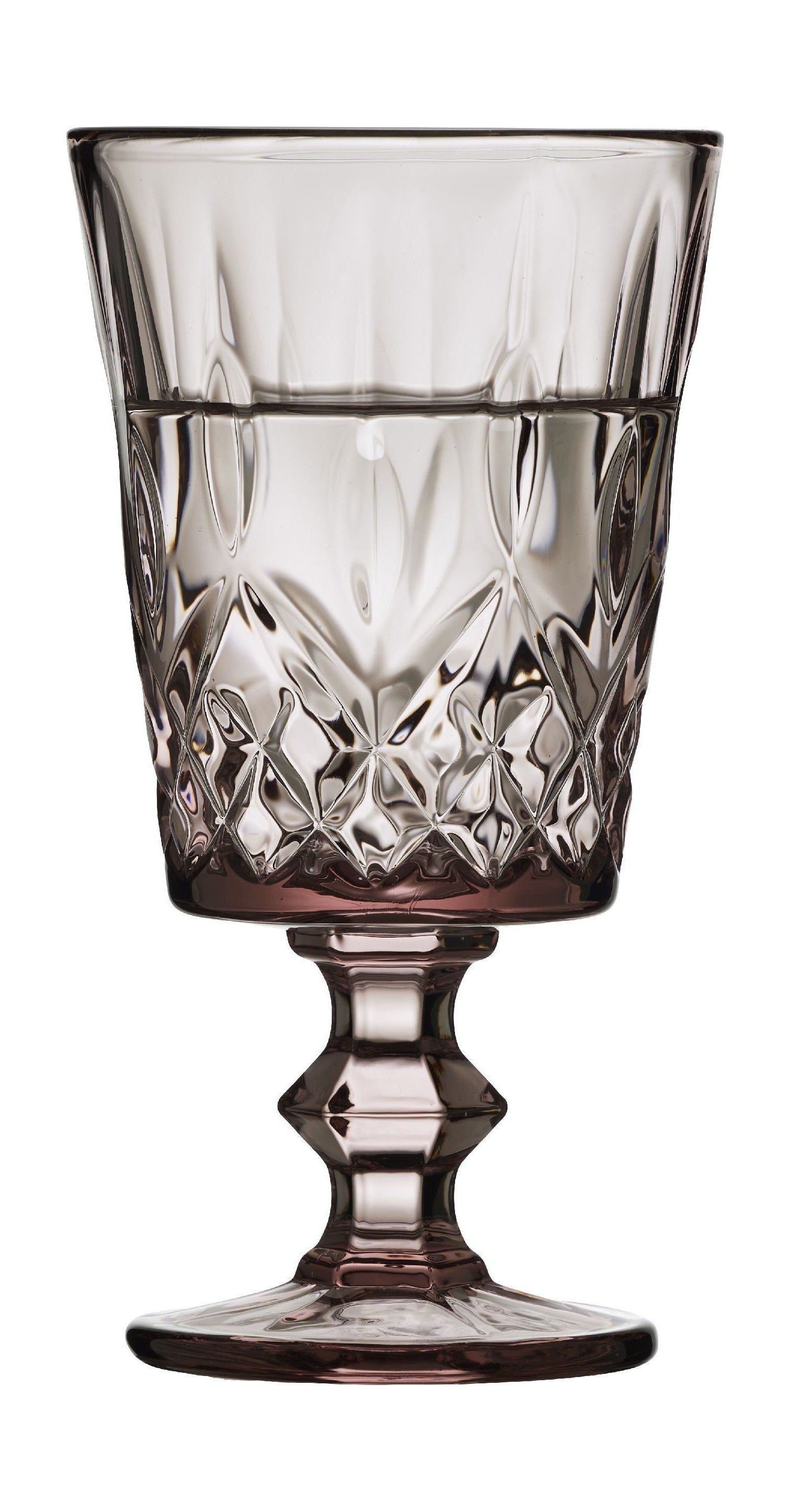 Lyngby Glas Sorrento vinglas 29 CL 4 stk., Pink