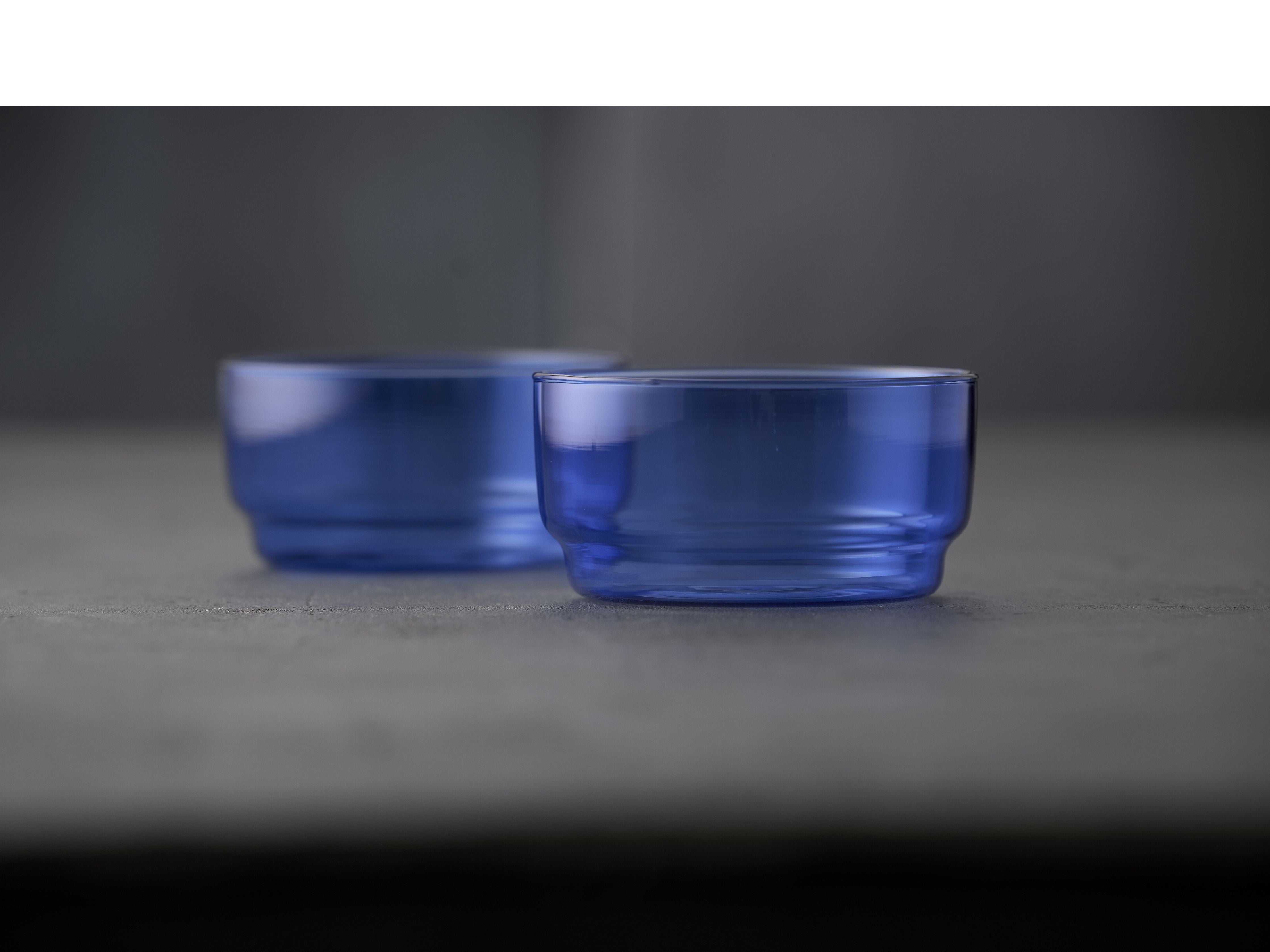 Lyngby Glas Torino Bowl 12 cm 2 pcs., Bleu