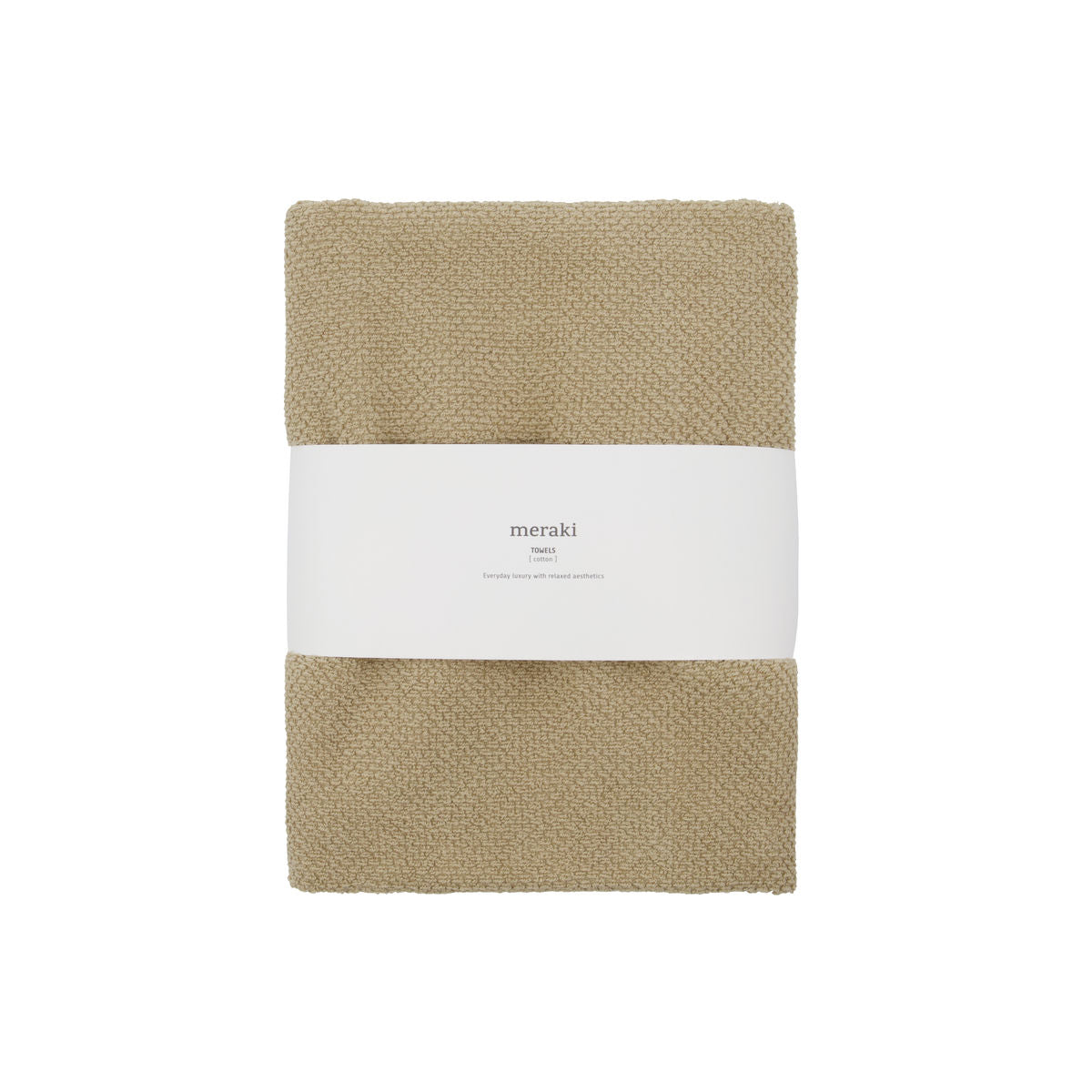 Meraki Håndklæde Solid 50x100 cm, safari