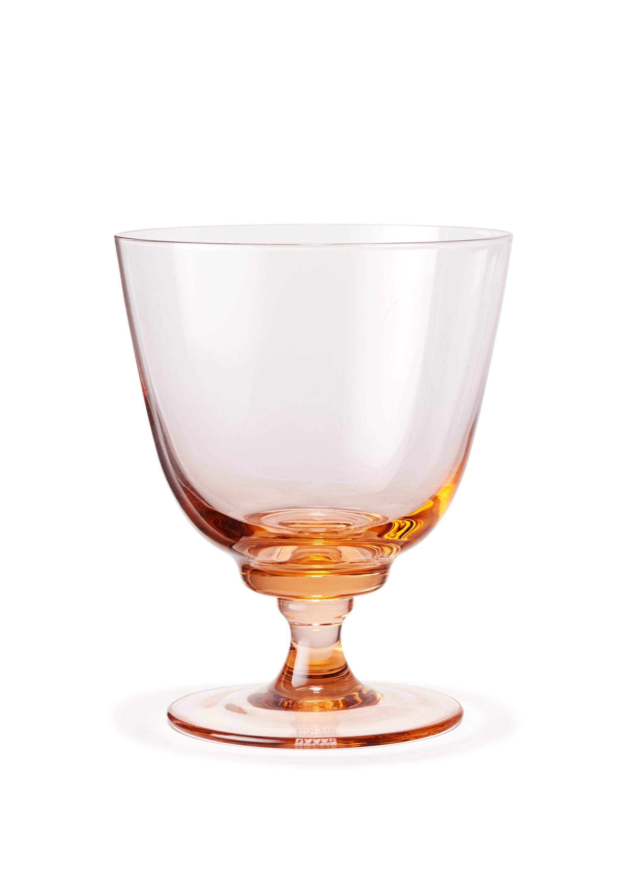 Holmegaard Flow Glass til fods 35 CL, Champagne