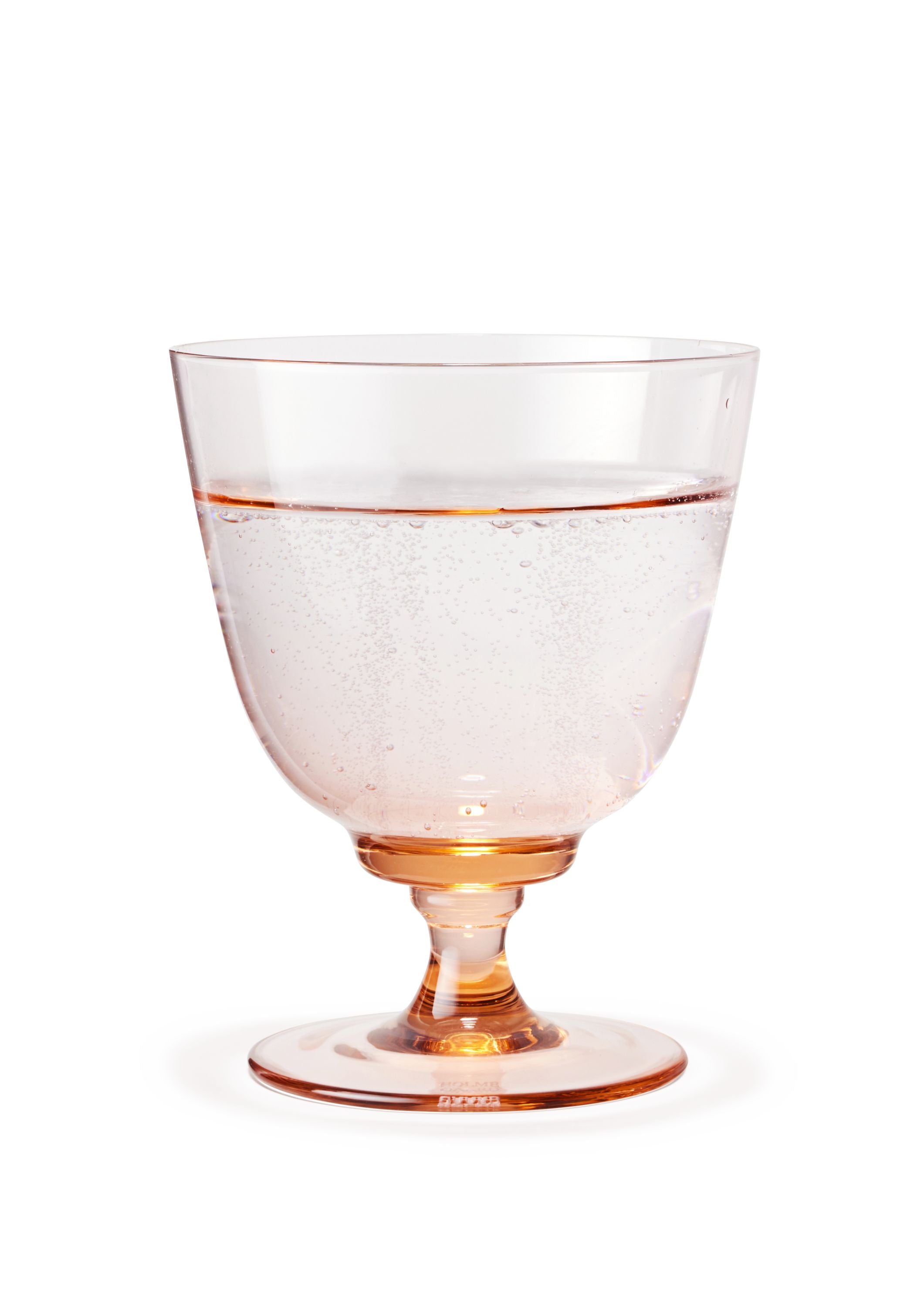 Holmegaard Flow Glass til fods 35 CL, Champagne