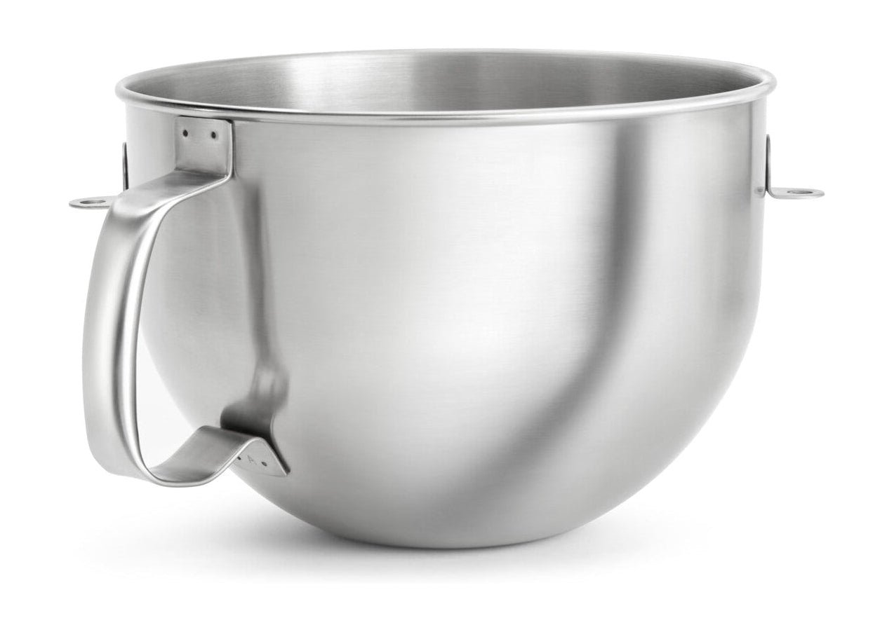 厨房援助5.6升拉丝碗，带有Ergo手柄，用于碗升降机搅拌机