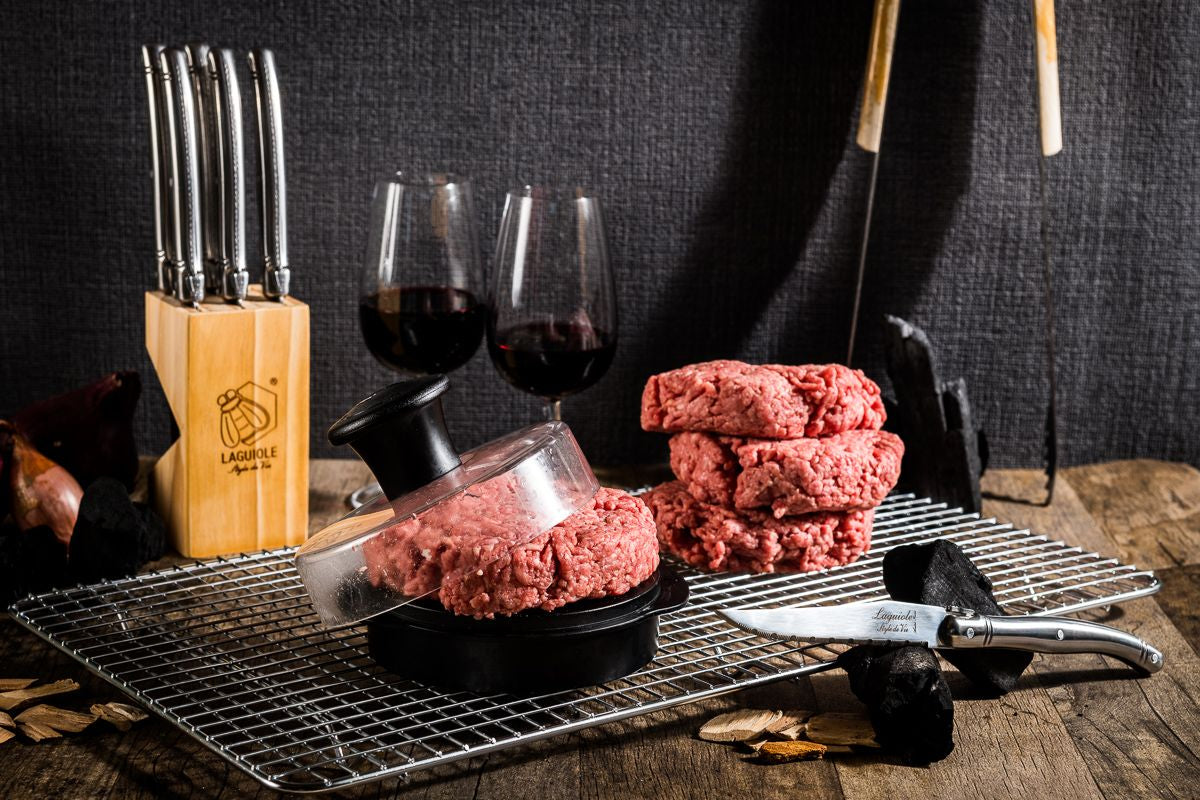 Stijl De Vie Authentique Laguiole Premium Line Steakmessen 6-delige set, roestvrij staal