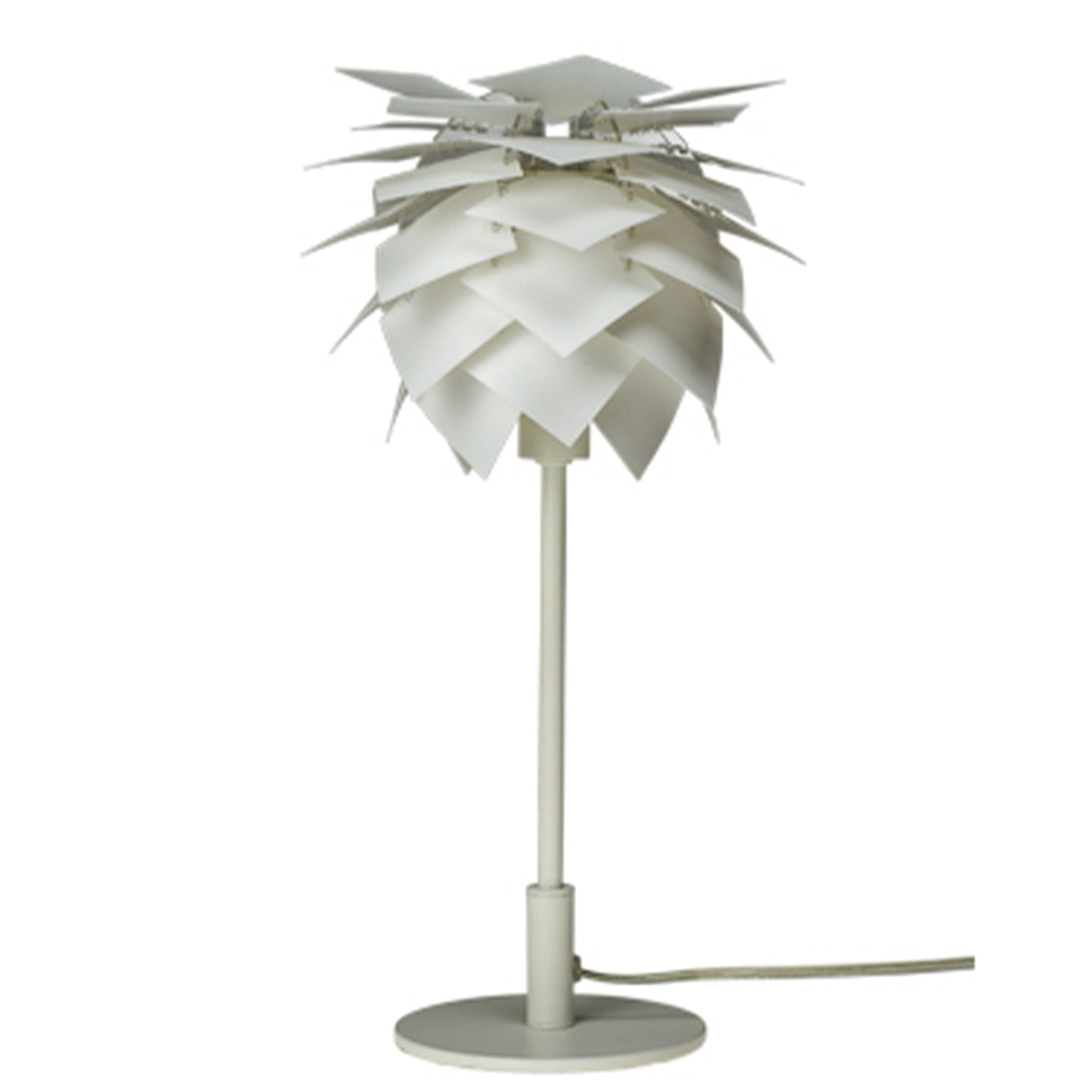 Dyberg Larsen Lampe à table haute à l'ananas, blanc