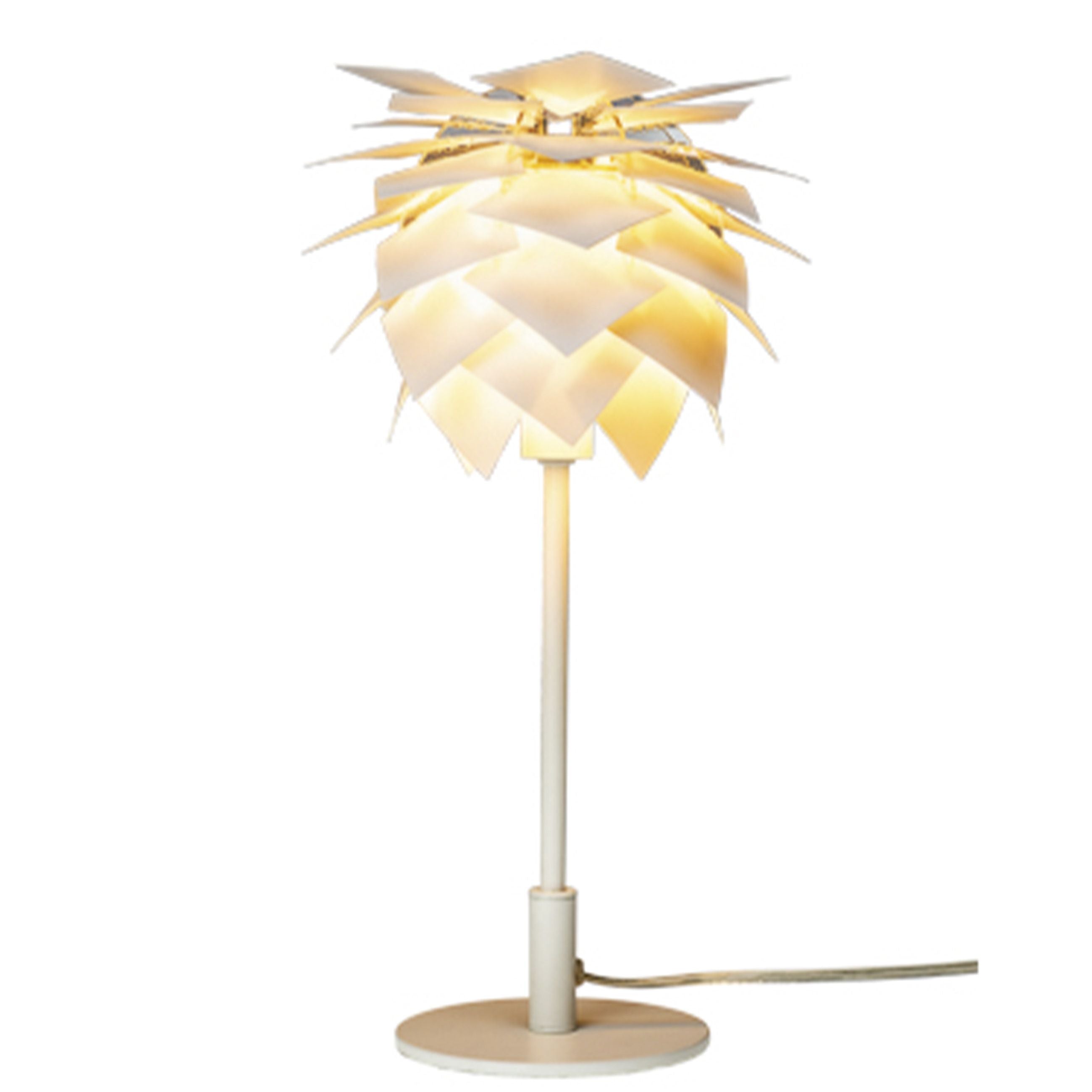 Dyberg Larsen Ananas høj bordlampe, hvid