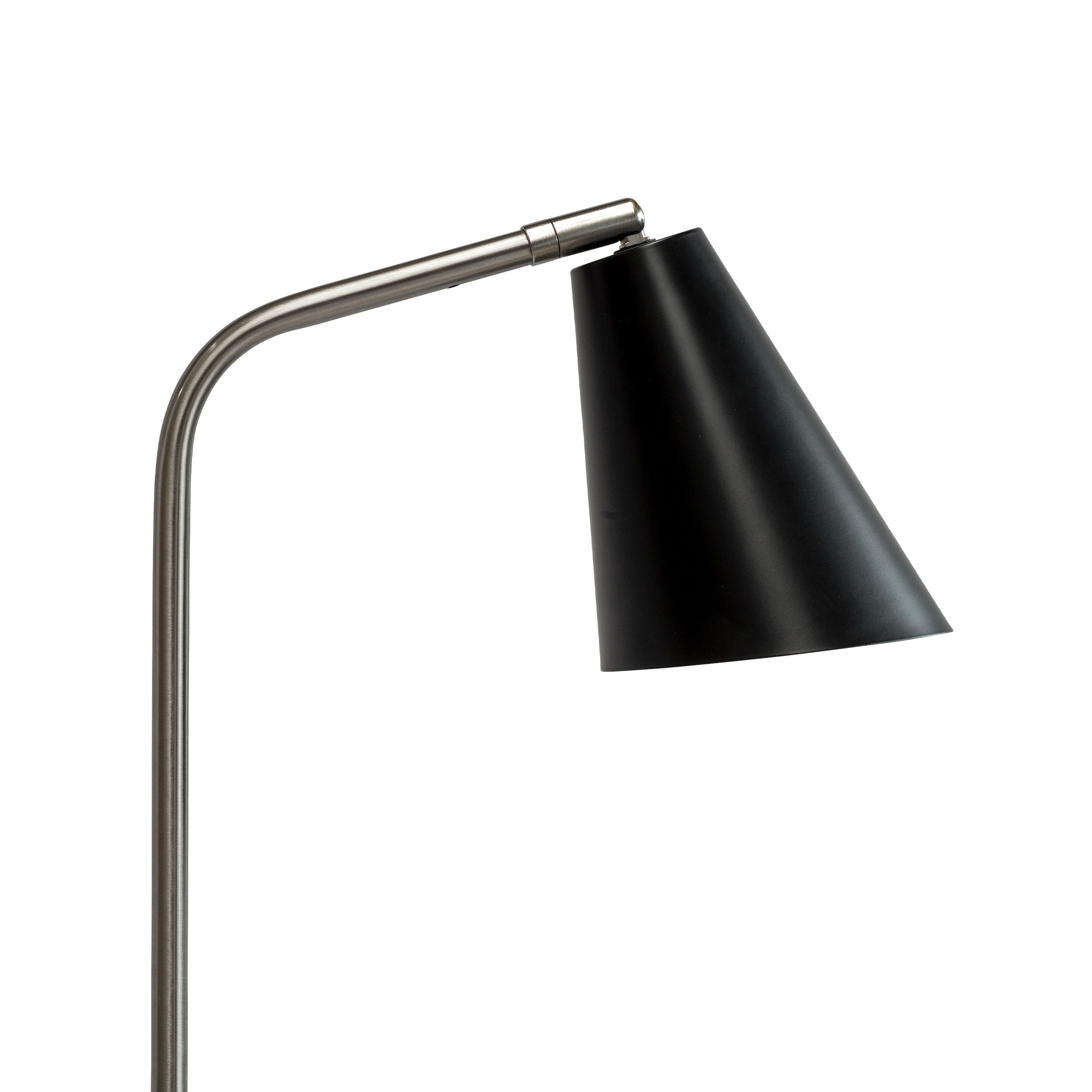 Dyberg Larsen Oswald Floor Lamp, Black/Steel