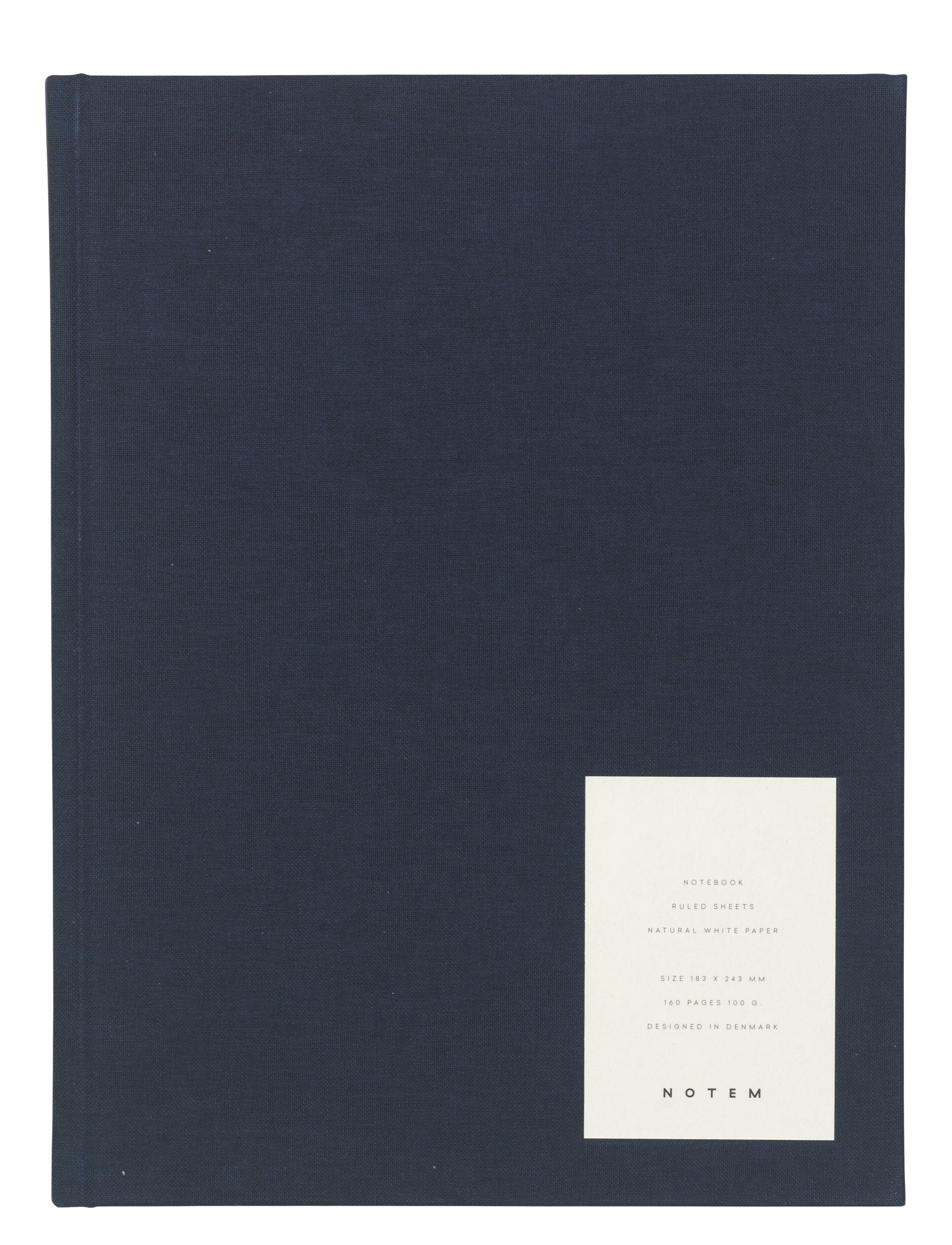 Notem Studio sogar Notizbuch großes, dunkelblaues Tuch