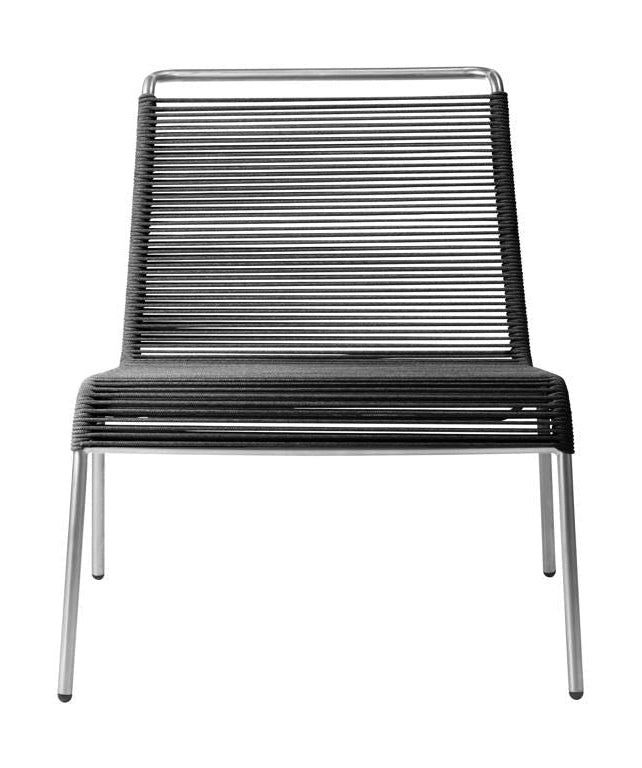 Fdb Møbler M20 L Teglgård Cord Lounge stoel, zwart