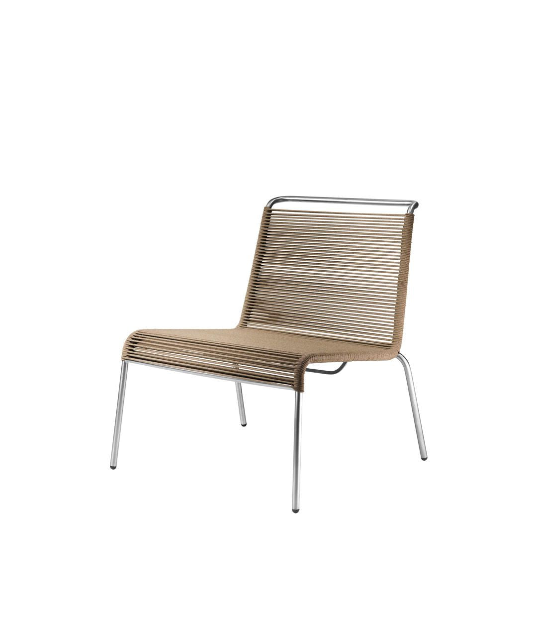 Fdb Møbler M20 L Teglgård Cord Lounge stoel, bruin