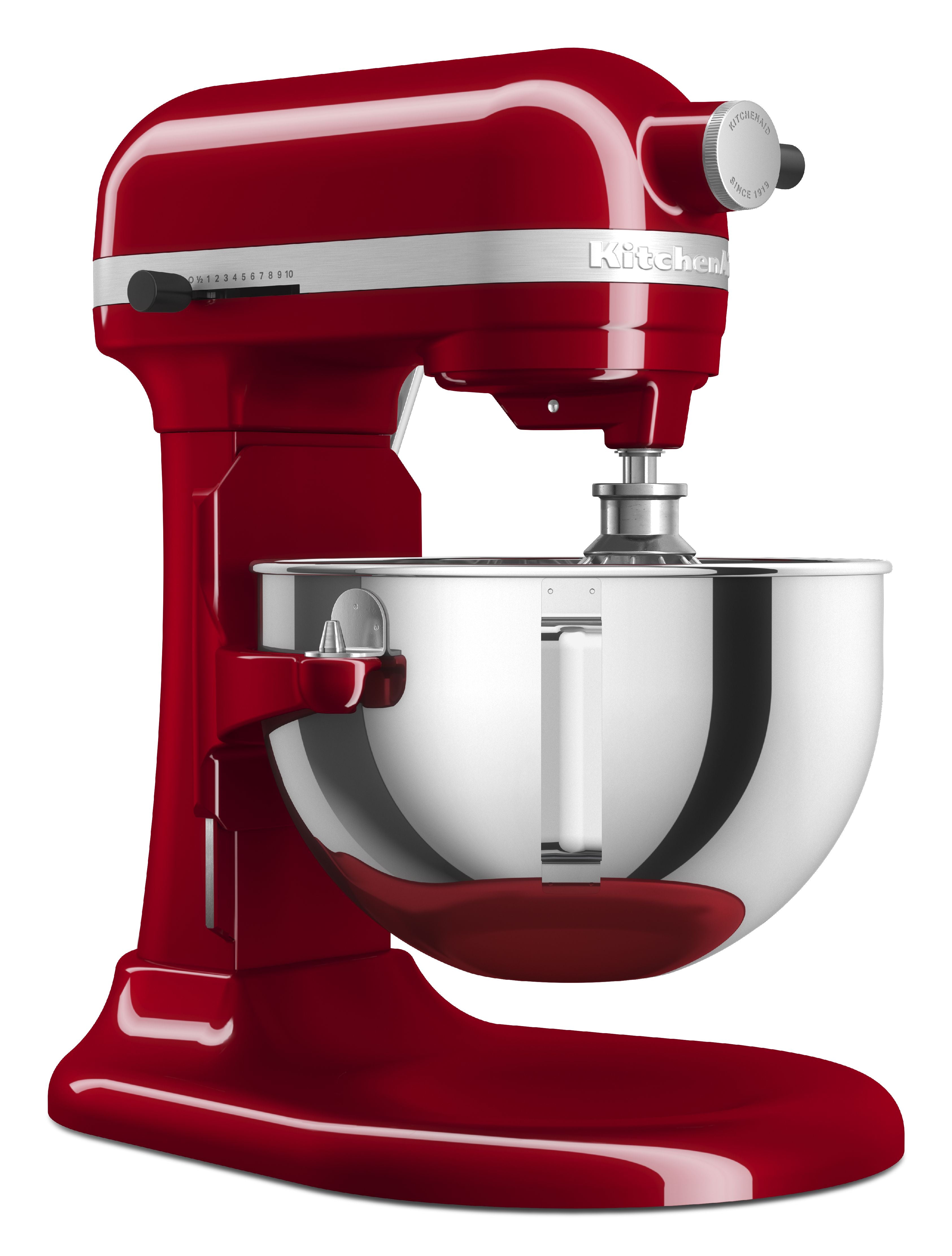Keukenhulp zware bowl lift standaard mixer 5,2 l, Empire Red