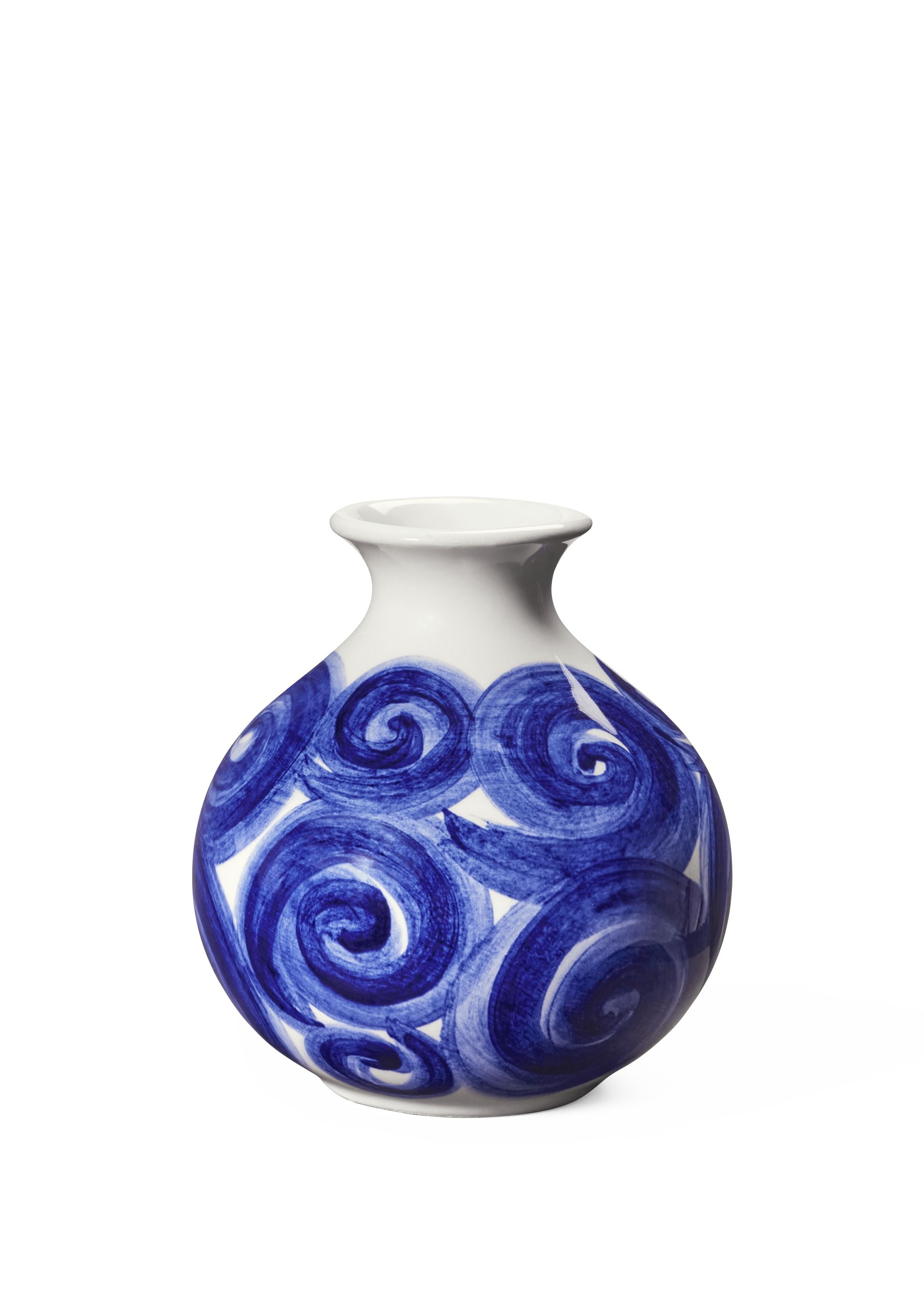 Kähler Vase tulle h10,5 cm bleu