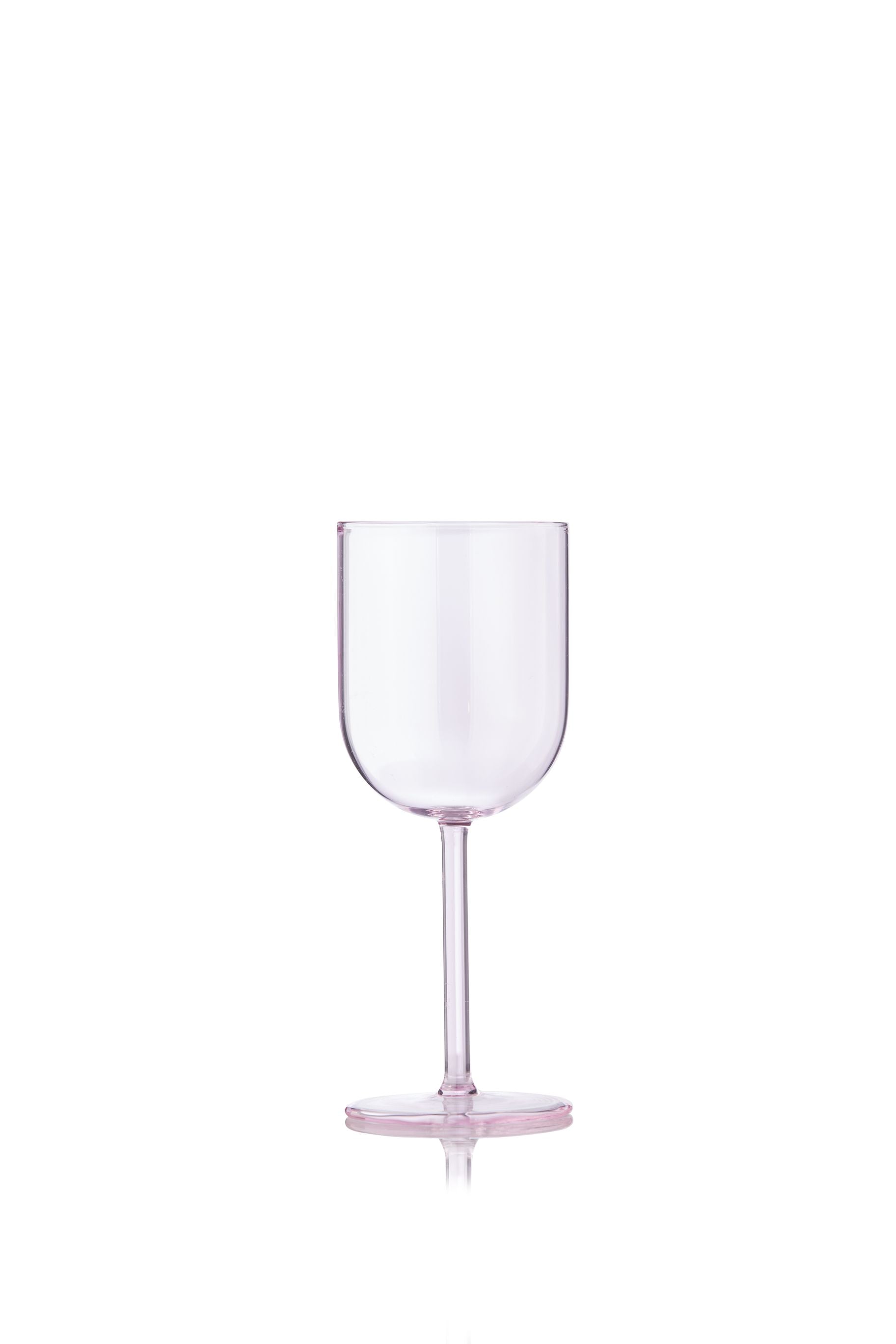 Studio About Glassware Set Of 2 Wine Glasses, Rose
