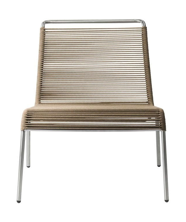 Fdb Møbler M20 L Teglgård Cord Lounge stoel, bruin
