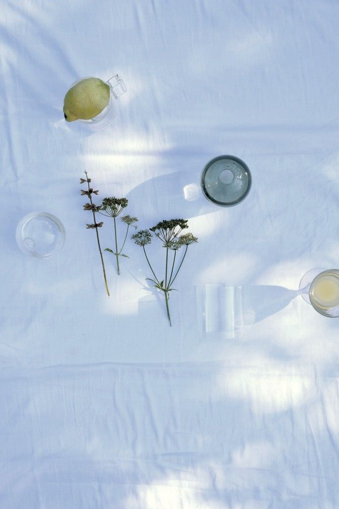 Studio over staande bloemen bellenvaas 10 cm, transparant