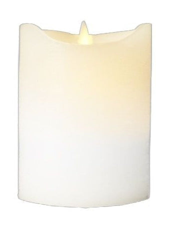Sirius Sara wiederaufladbare LED Candle White, Ø7,5x H10,5 cm