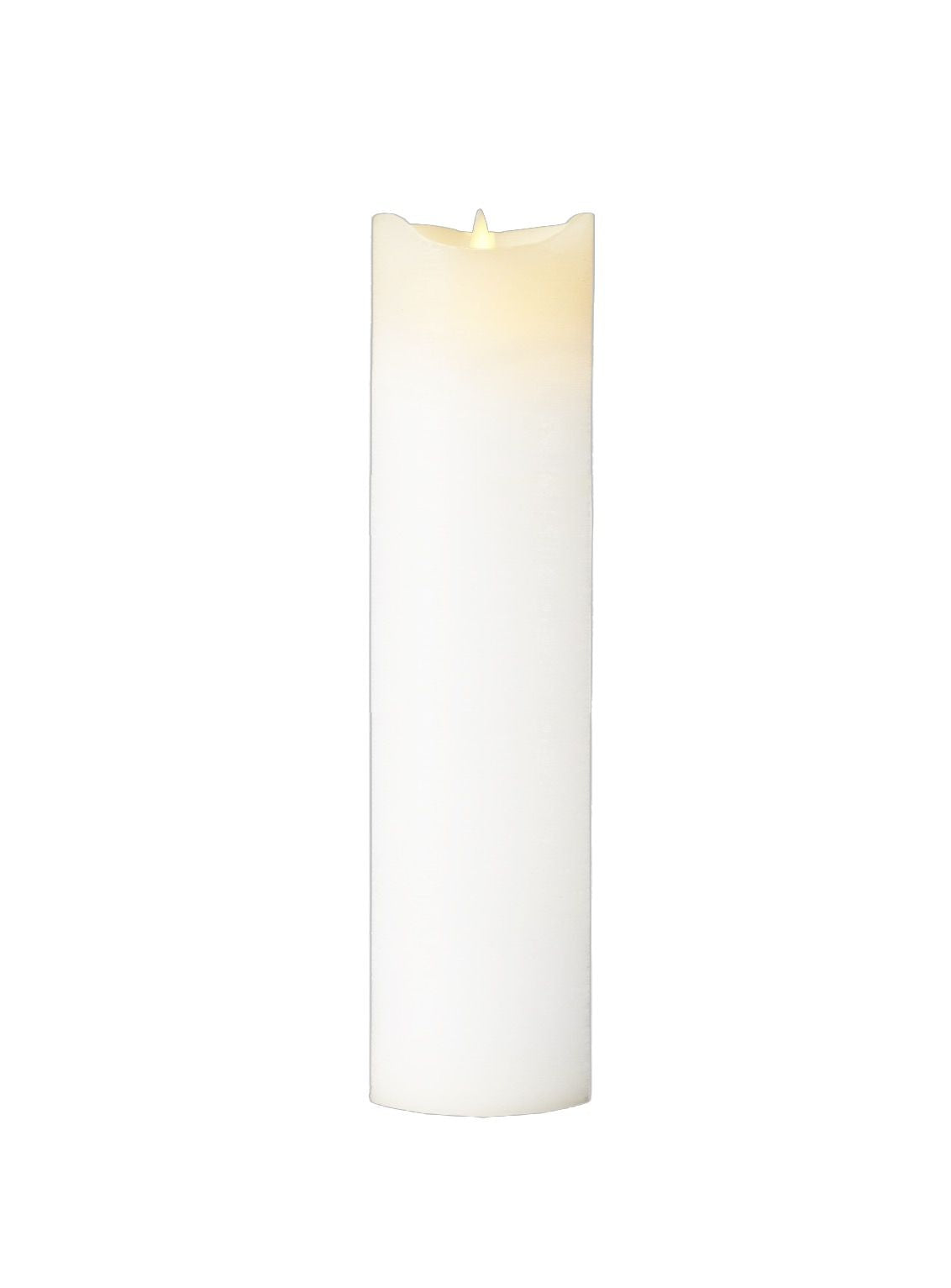 Sirius Sara wiederaufladbare LED -Kerzen weiß, Ø7,5x H30 cm