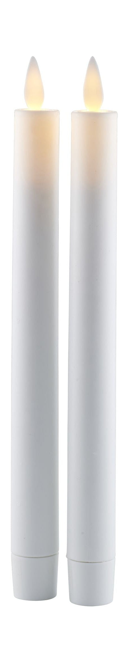 Sirius Sara Ladattava kruunu LED -kynttilänvalko, Ø2,2x H25 cm