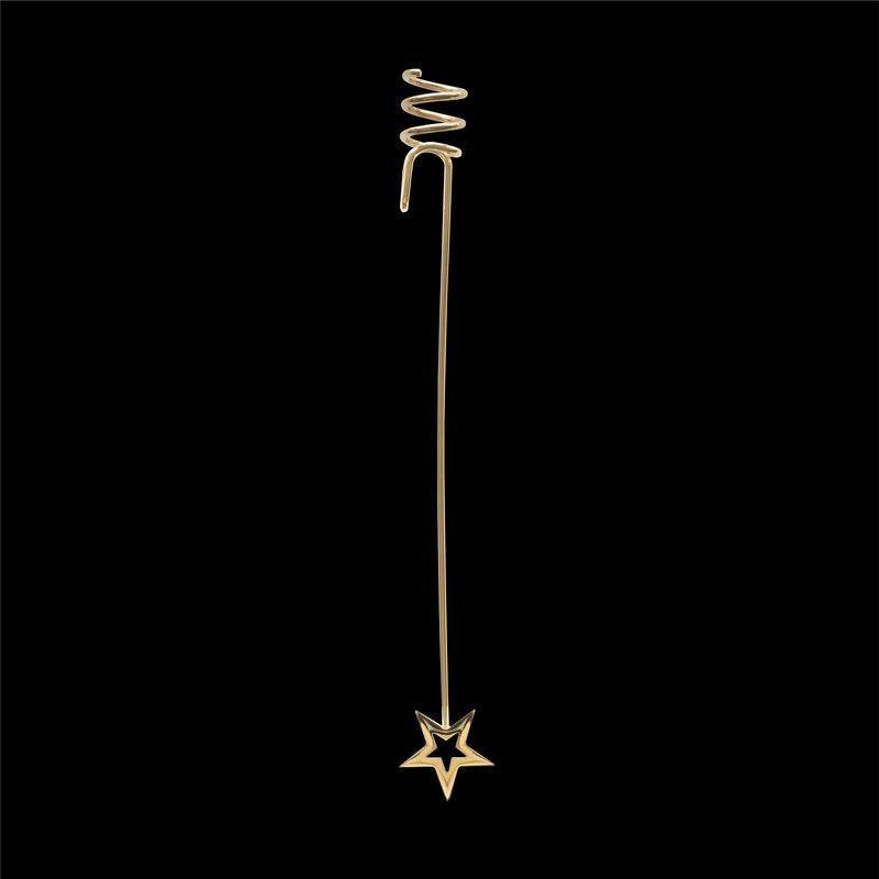 Ai Ries Candle Holder For Christmas Tree With Star, Gold