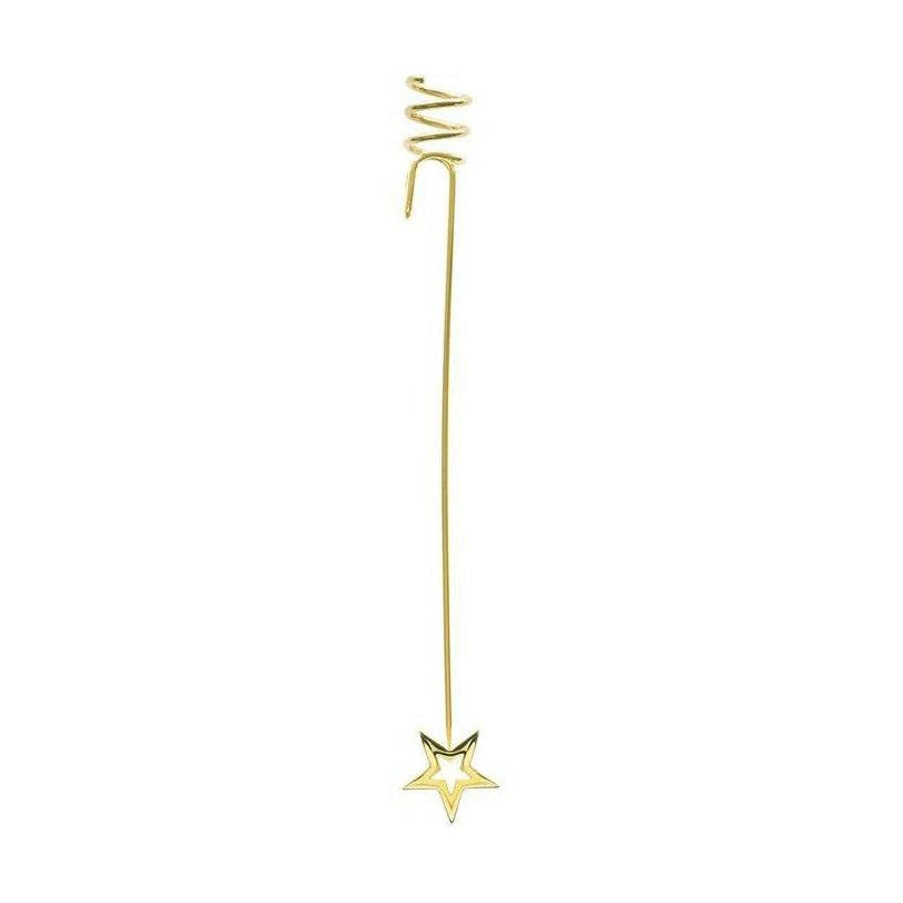 Bougeoir Ai Ries pour l'arbre de Noël avec étoile, or