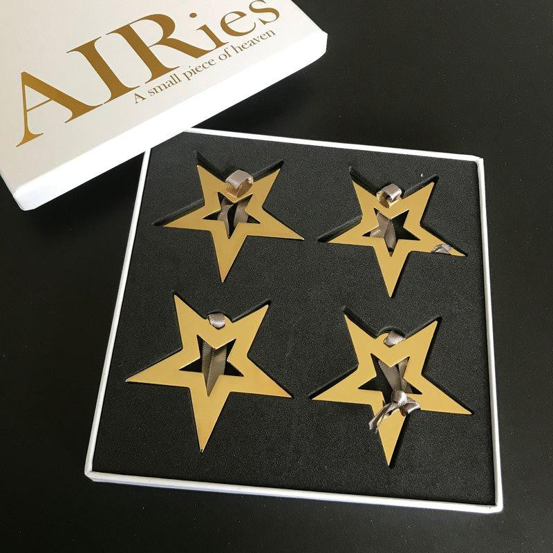 Ai Ries Star Gold 4er-Set, klein