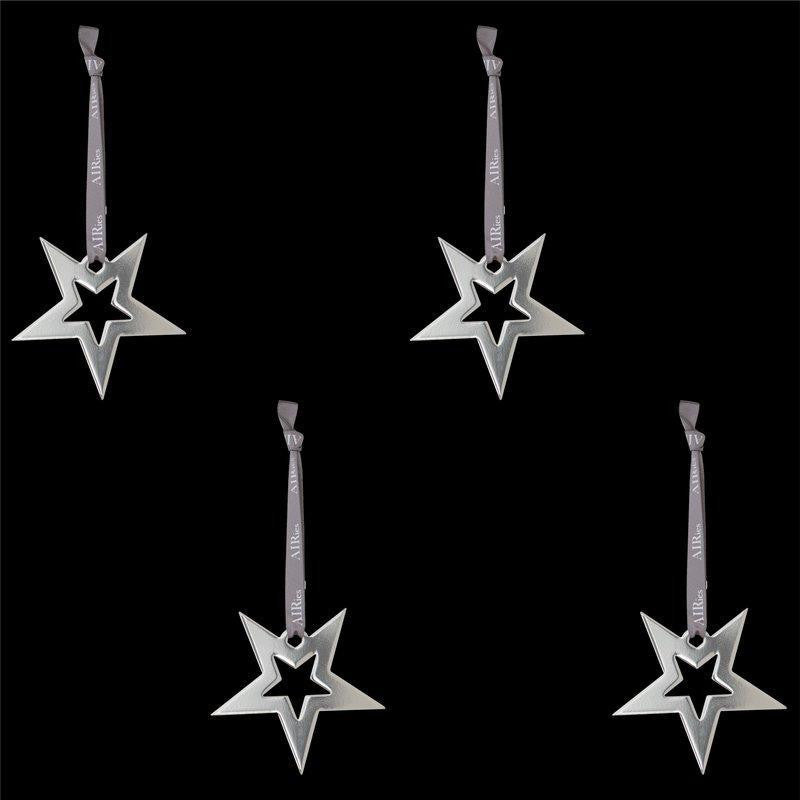 Ai Ries Star Silver Set Of 4, Small