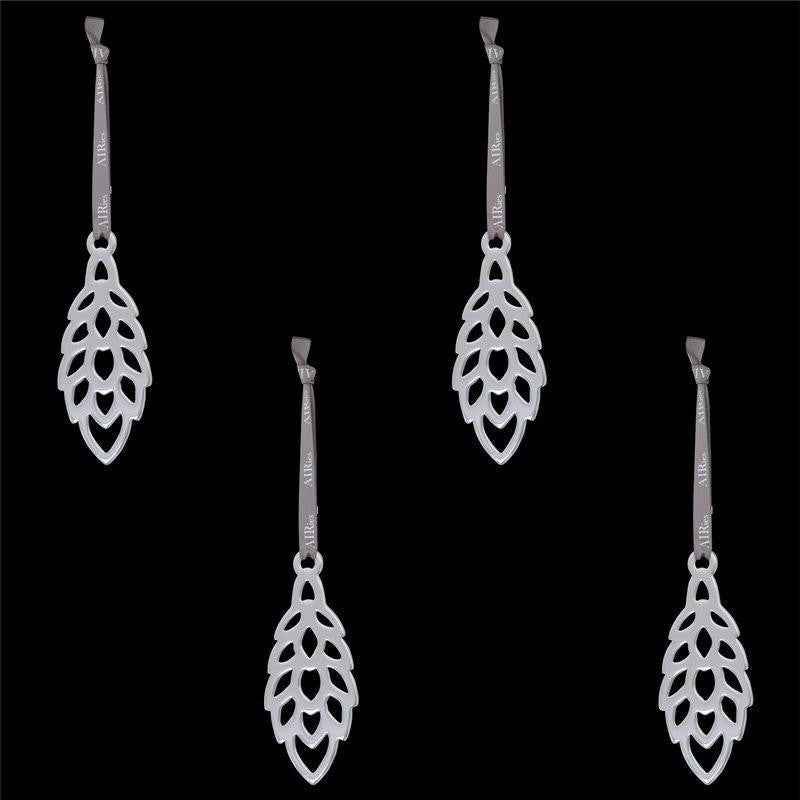 Ai Ries Pine Cones Silver Set Of 4, Small
