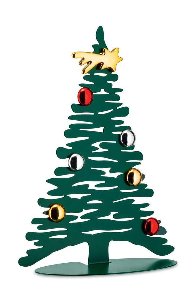 Alessi Bark para decoraciones navideñas de Navidad verde, 30 cm