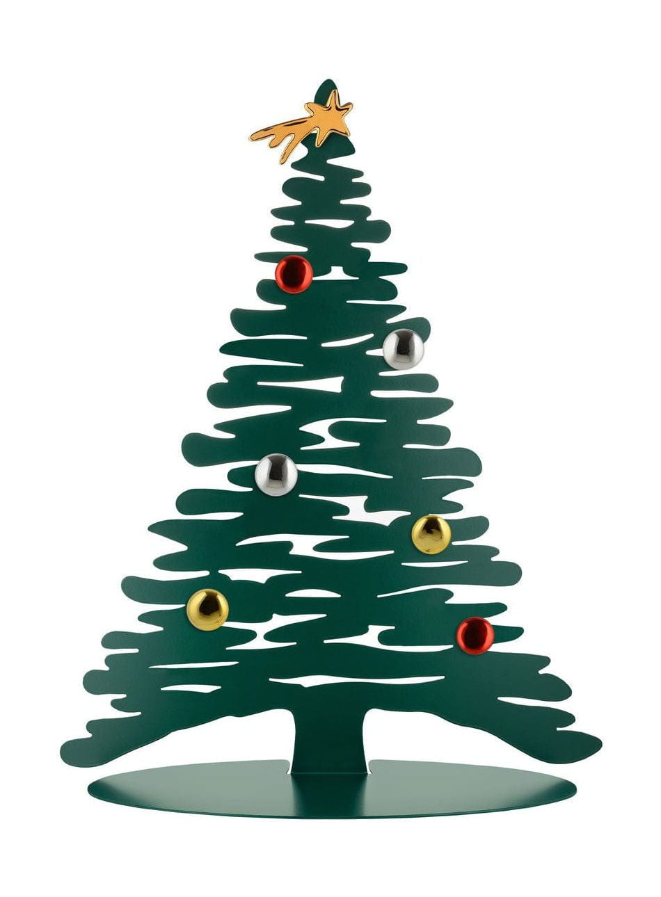 圣诞圣诞装饰绿色的Alessi树皮绿色，45厘米