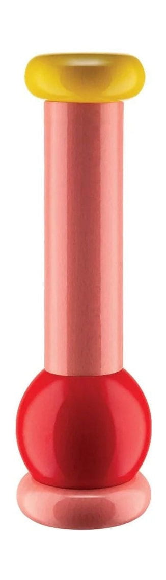 Alessi MP0210 Mulino di pepe in legno di faggio, rosa