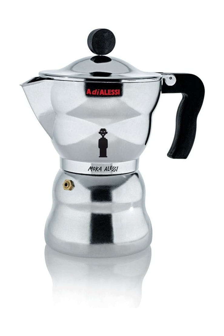 Alessi Moka Alessi Espresso Maker, 6 Cups