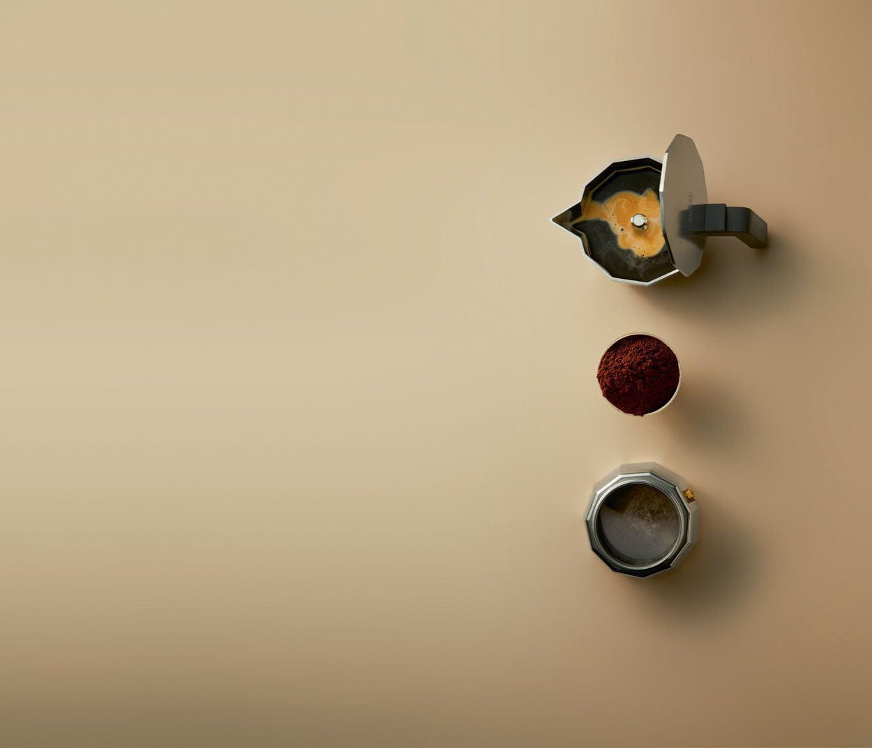 Alessi Moka -Espresso -Kaffeemaschine, 3 Tassen