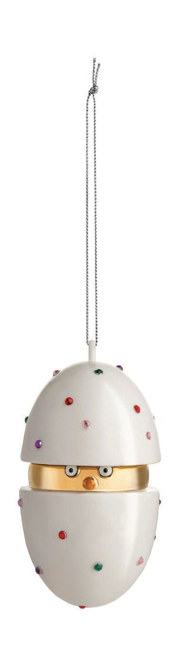 Alessi Piacere Bola decorativa hecha de porcelana