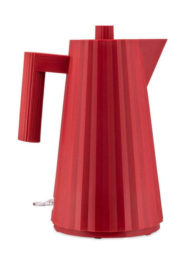 Alessi plissé elektrisk vannkoker 1,7 l, rød