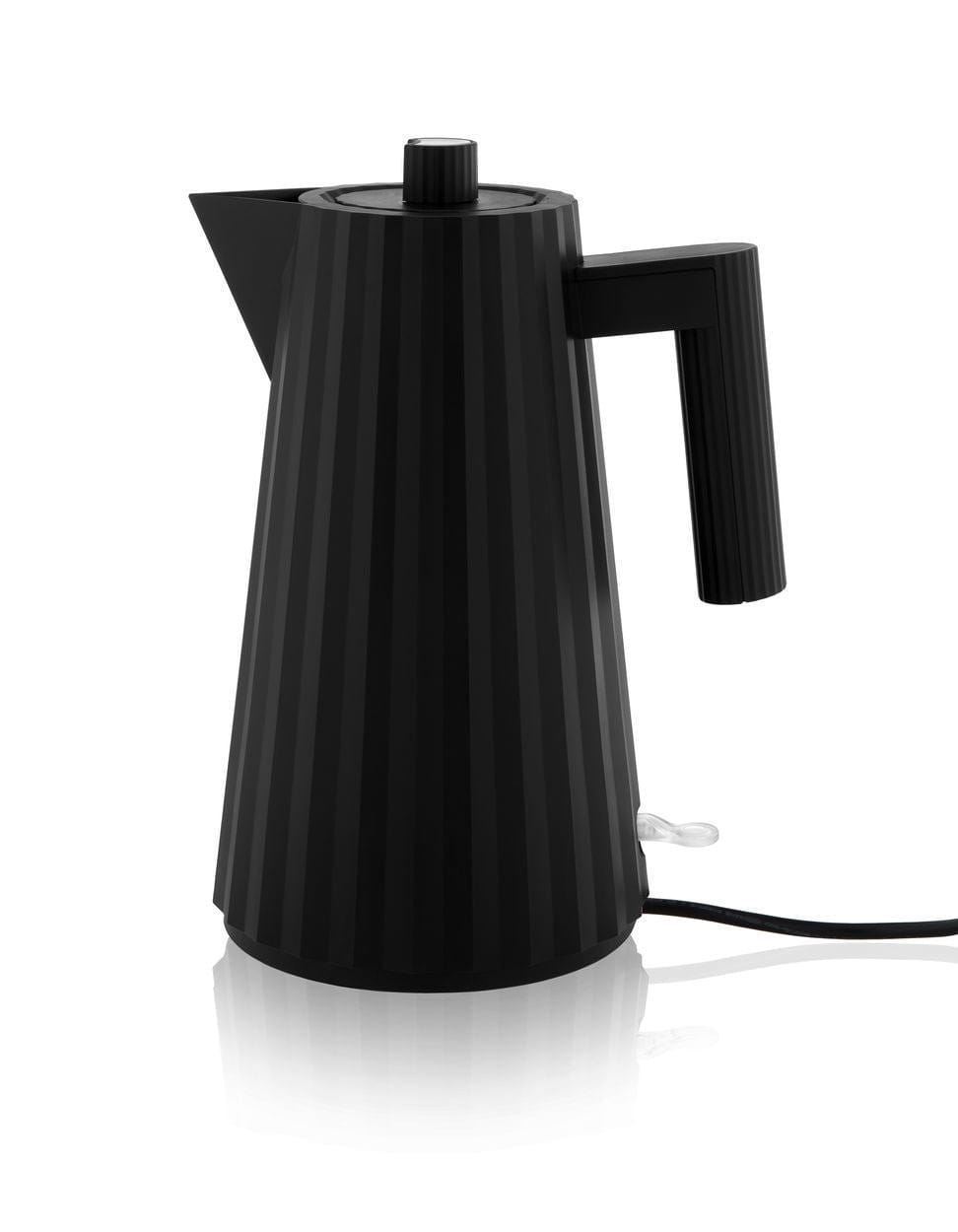 AlessiPlissé电壶1,7 L，黑色