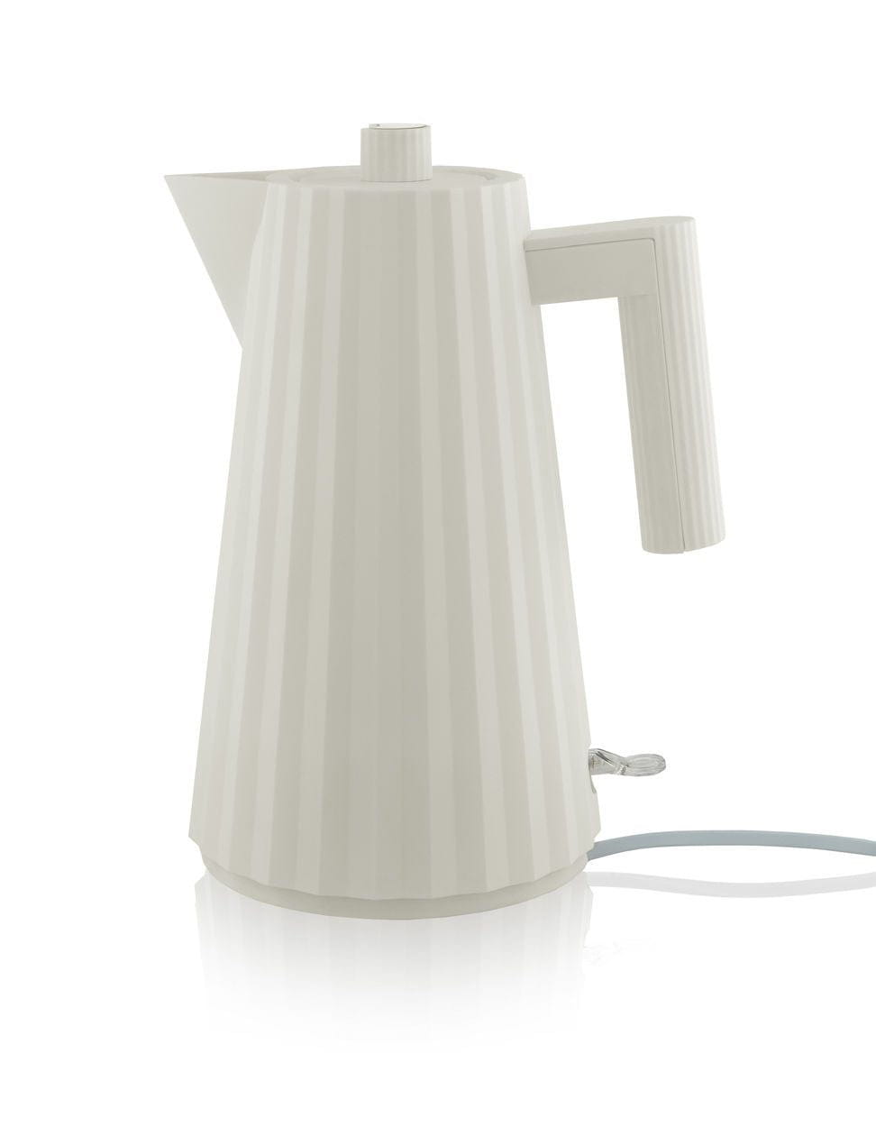 Alessi Plissé Elektrischer Wasserkocher 1,7 L, Weiß