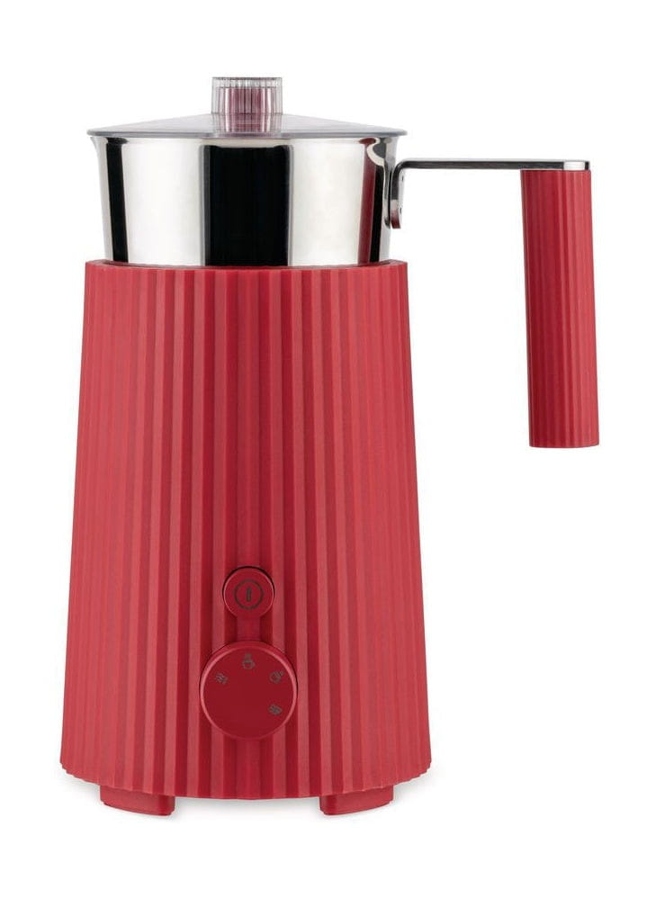 Alessi Prissé Multi Function Inuction Latte Frother 350 ml, rosso