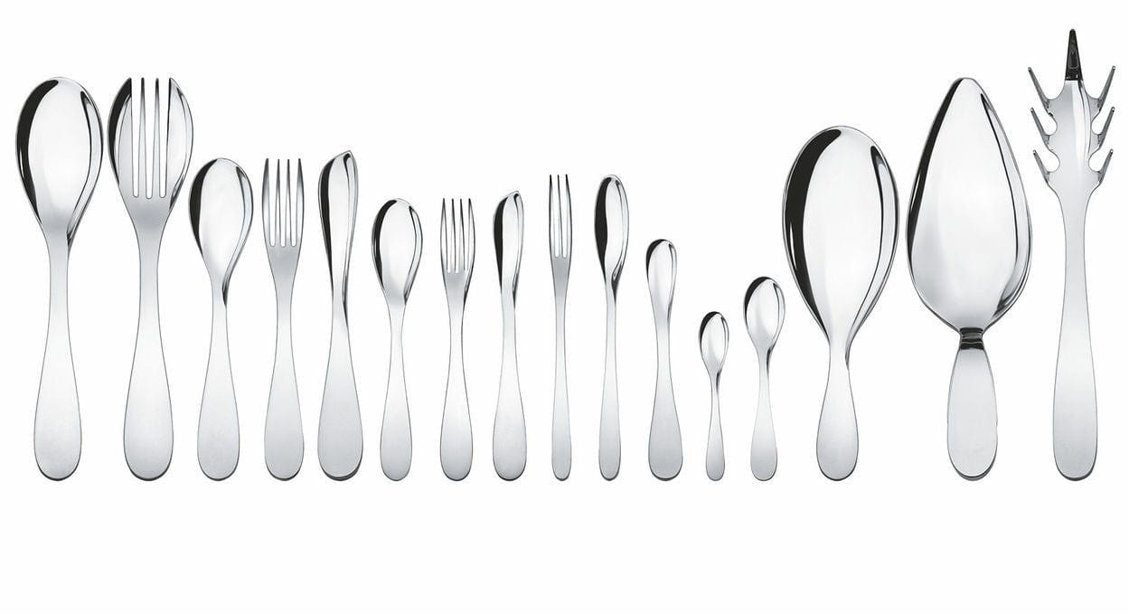 Alessi Eat.It Stainless Steel Risotto Serving Spoon 22 Cm, 27 Cm