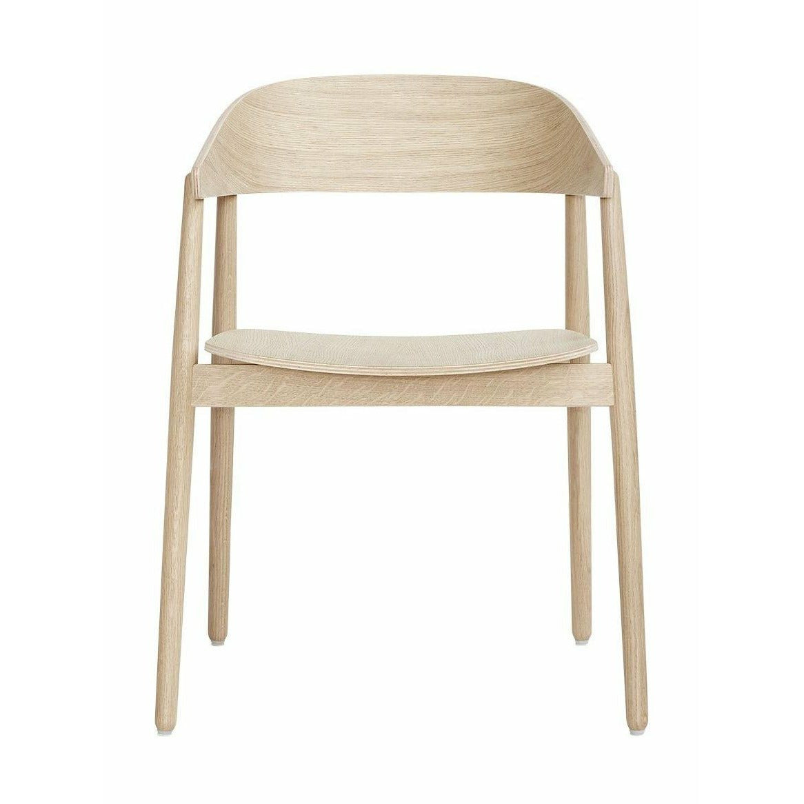 Andersen Furniture AC2 sedia in quercia, laccata pigmentata bianca