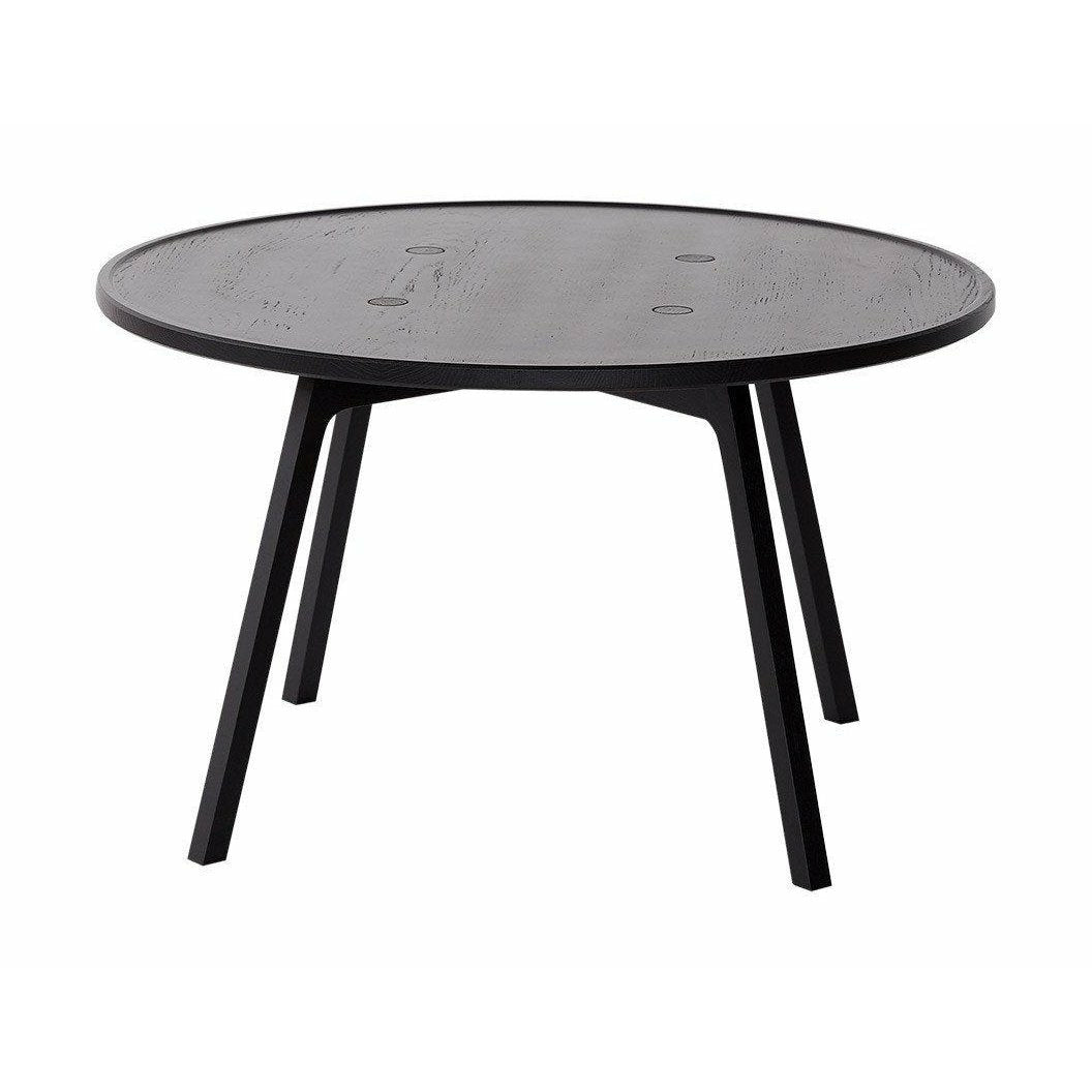 Andersen møbler C2 salongbord svart eik, Ø 80cm