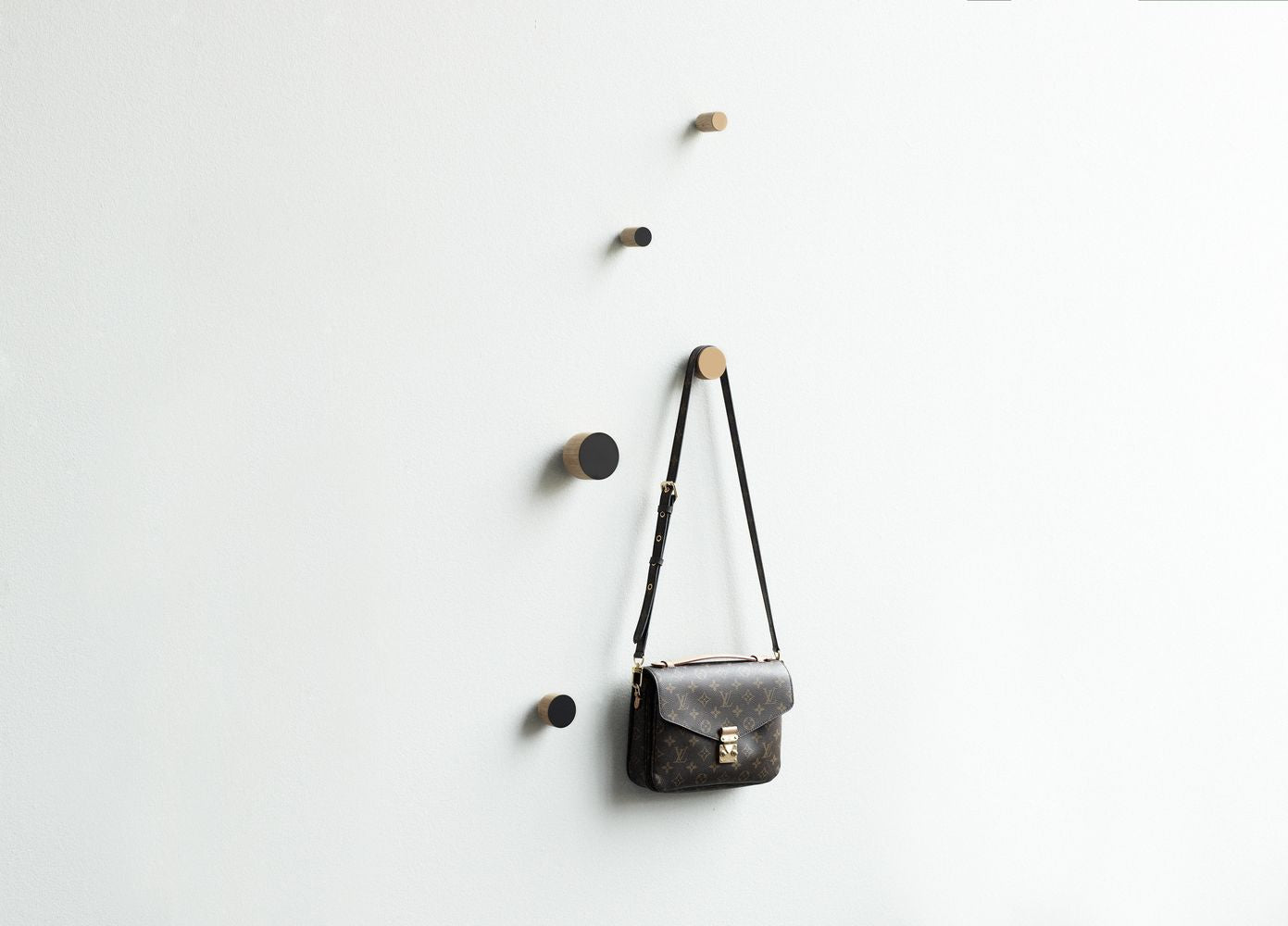 Andersen家具对比度挂钩套件为2Ø3厘米，橡木/黑色