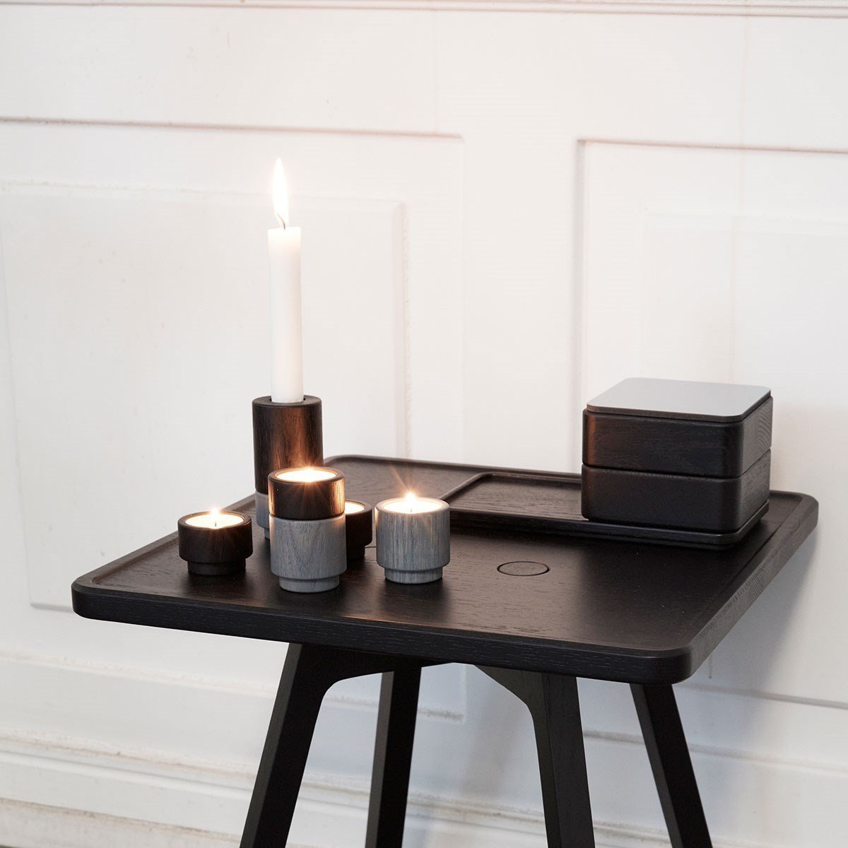 Andersen Furniture Create Me Candle Holder Ocean Grey, 7cm