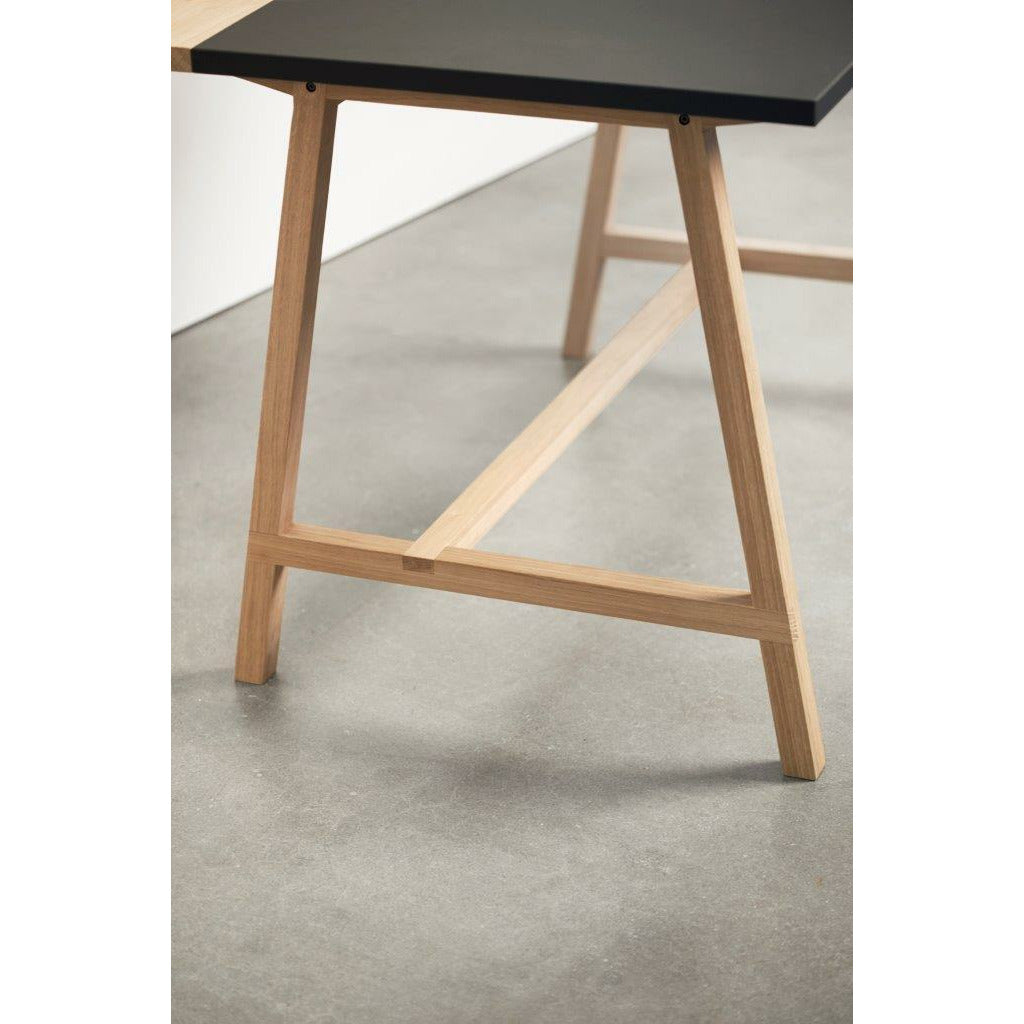 Andersen Furniture D1-Schreibtisch Schwarz/Eiche Natur