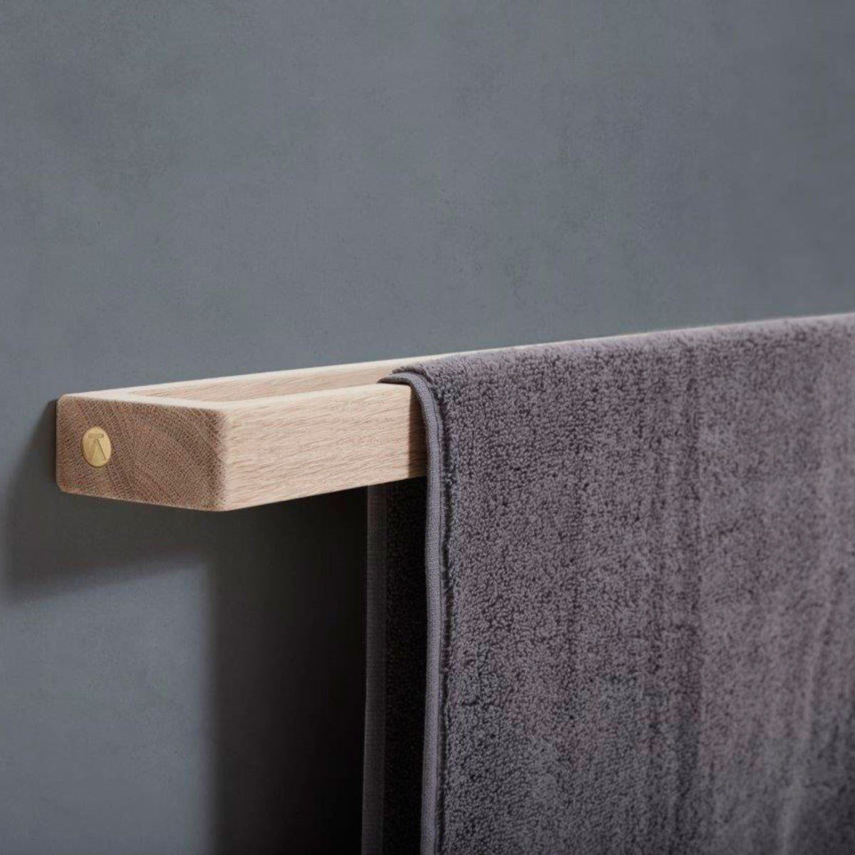 Andersen Furniture Handdoekrail, single, eiken