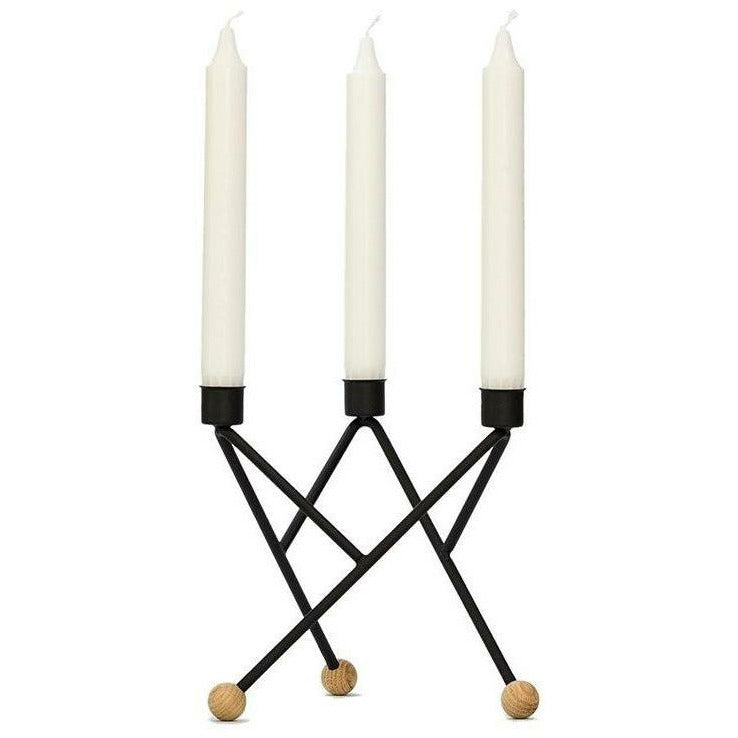 Andersen Furniture North Star Candlestick, Black, Large