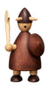 Andersen mobili i vichinghi della figura di legno della Danimarca, medium