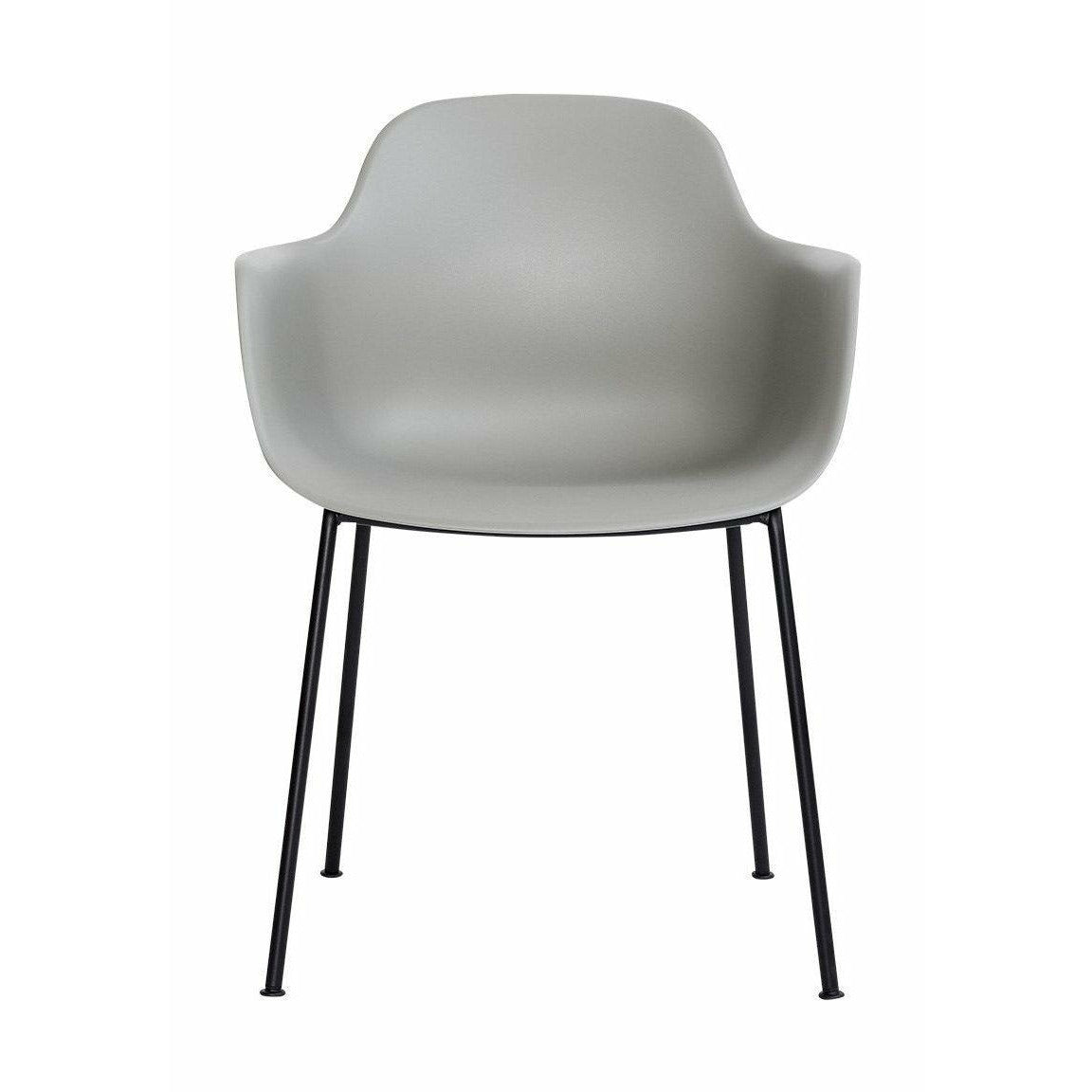 Andersern Furniture AC3 Stuhl schwarzer Rahmen, grauer Sitzplatz