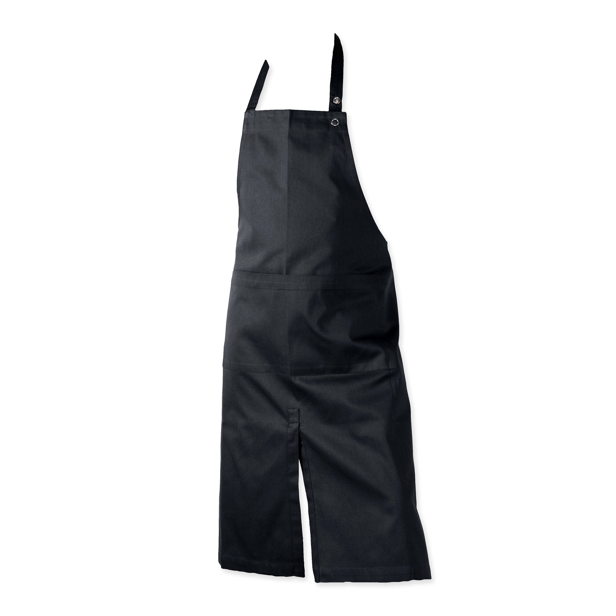 Det økologiske firmaforklæde med lomme, sort